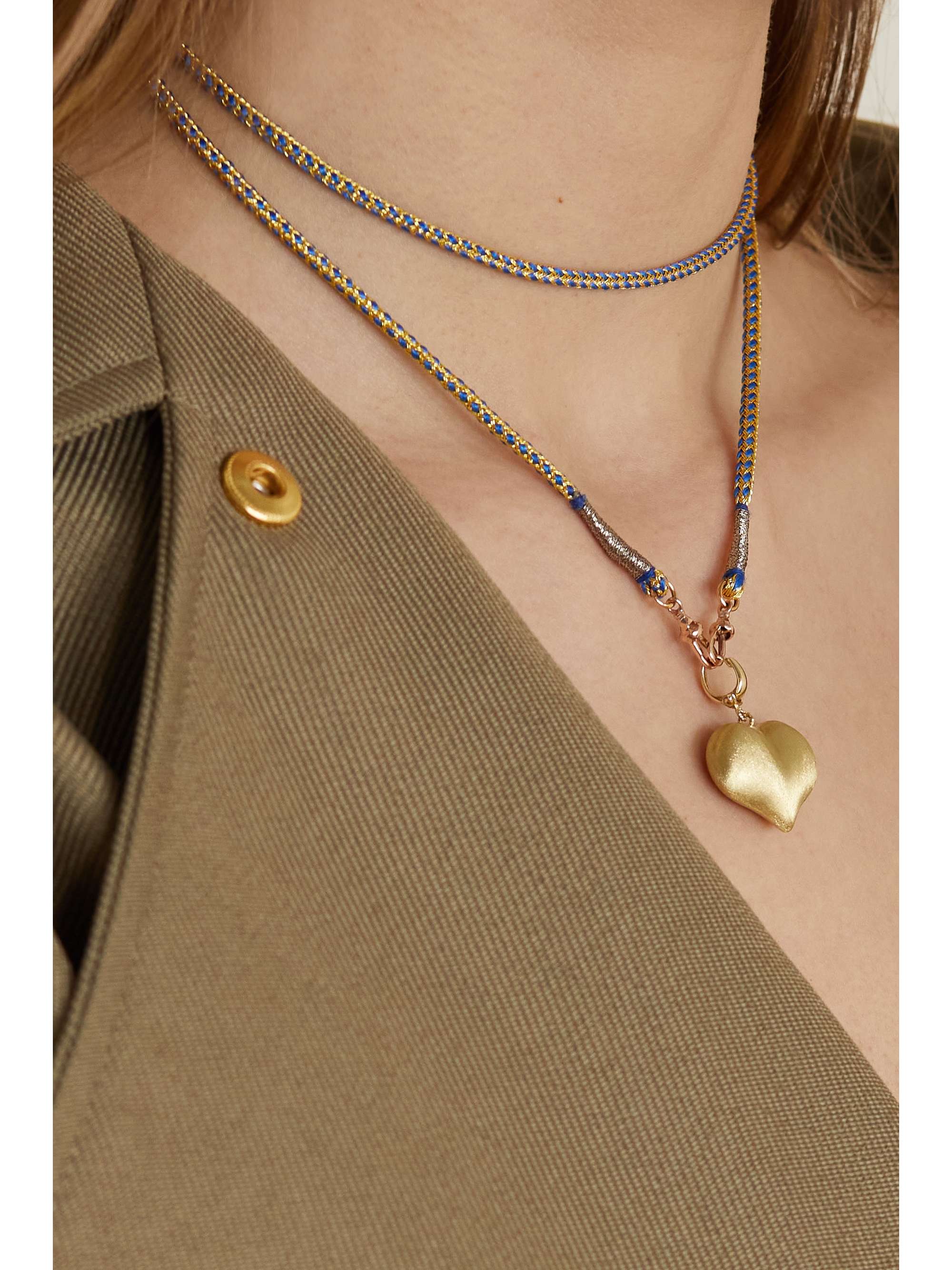 MARIE LICHTENBERG Coco 14-karat gold diamond necklace