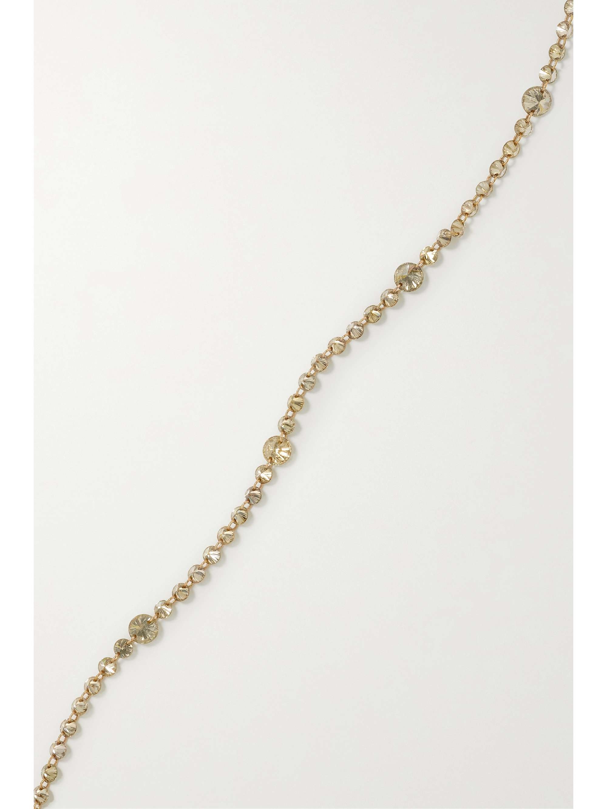 MARIE LICHTENBERG Rivière 18-karat gold diamond necklace