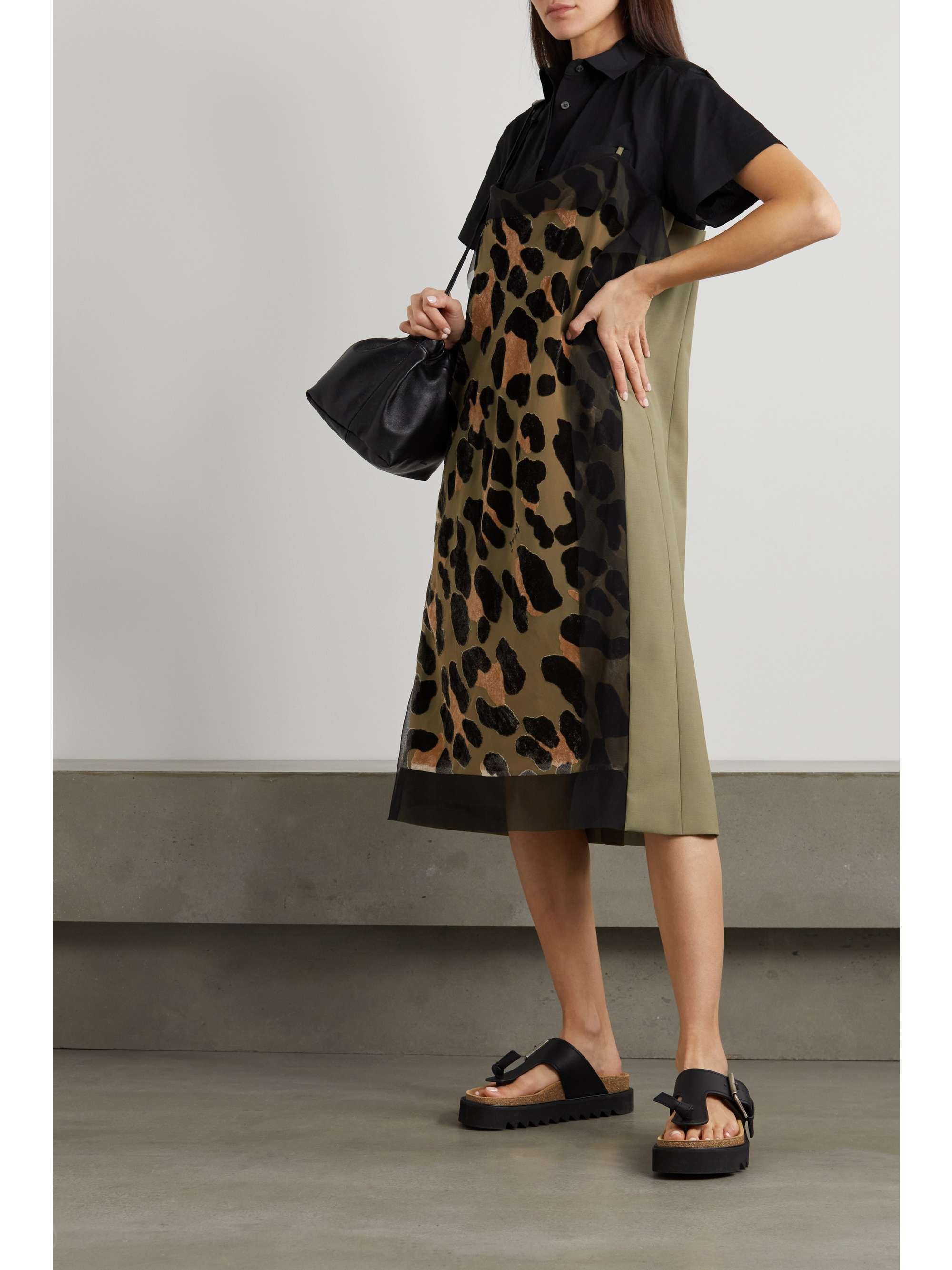ワンピース sacai SS25 COTTON POPLIN DRESS (25 07761 458) sacai] Cotton Poplin Dress – MaW SAPPORO