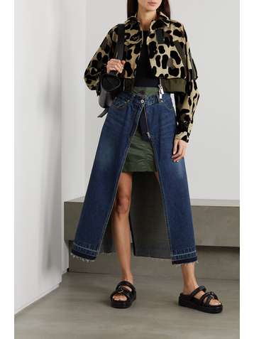 sacai net orange