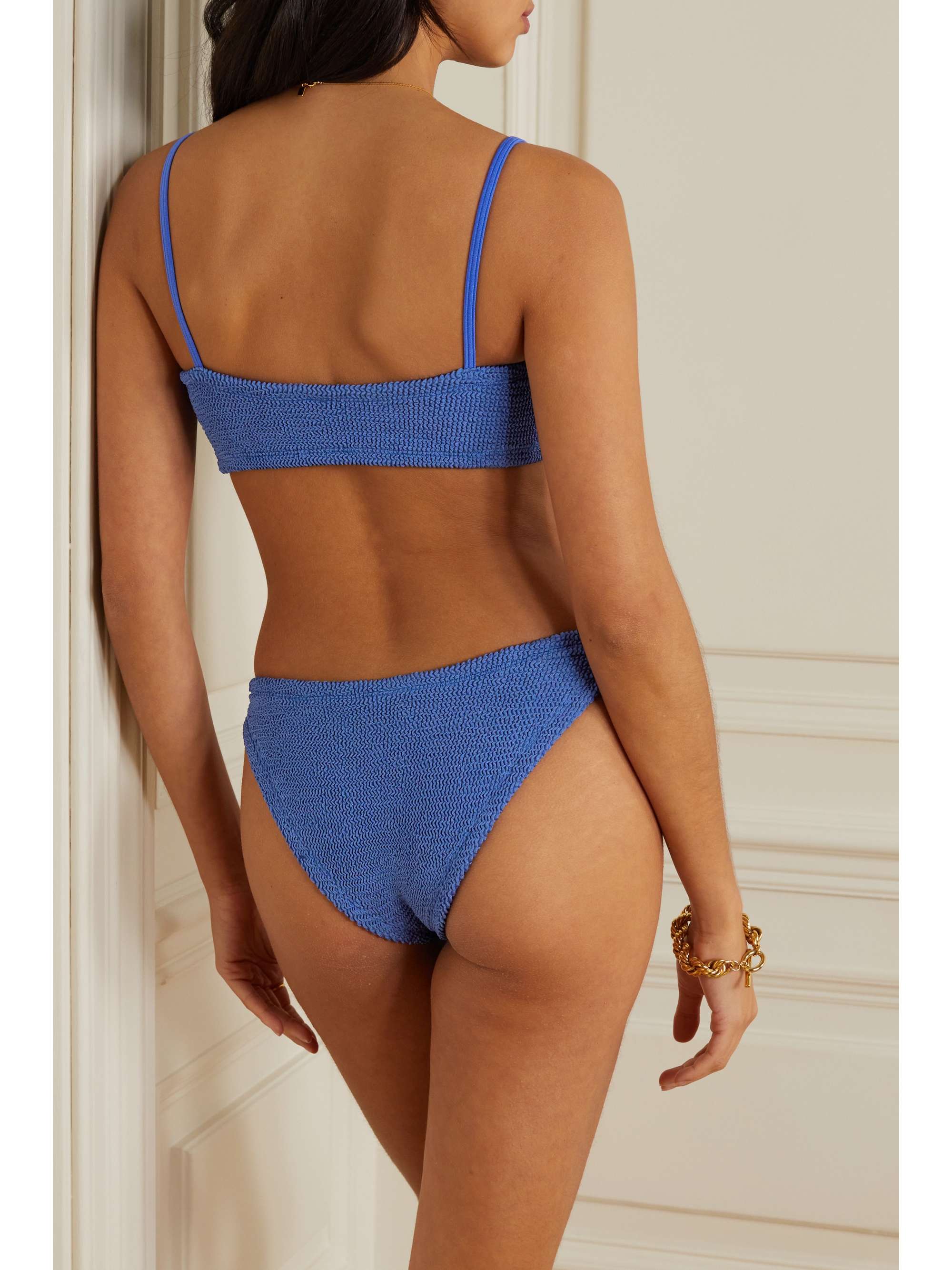 HUNZA G + NET SUSTAIN Gigi seersucker bikini