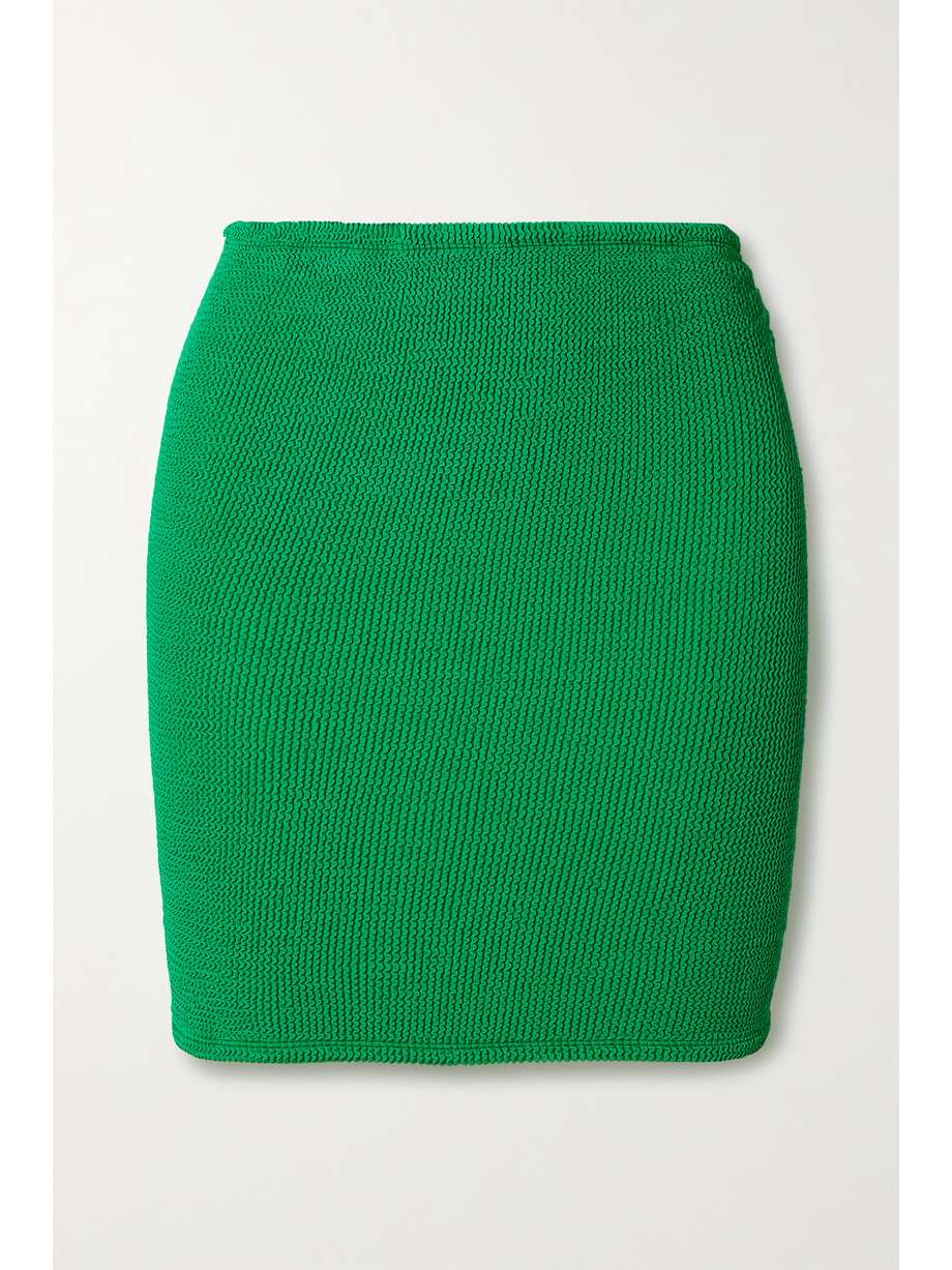 Seersucker Skirt Green