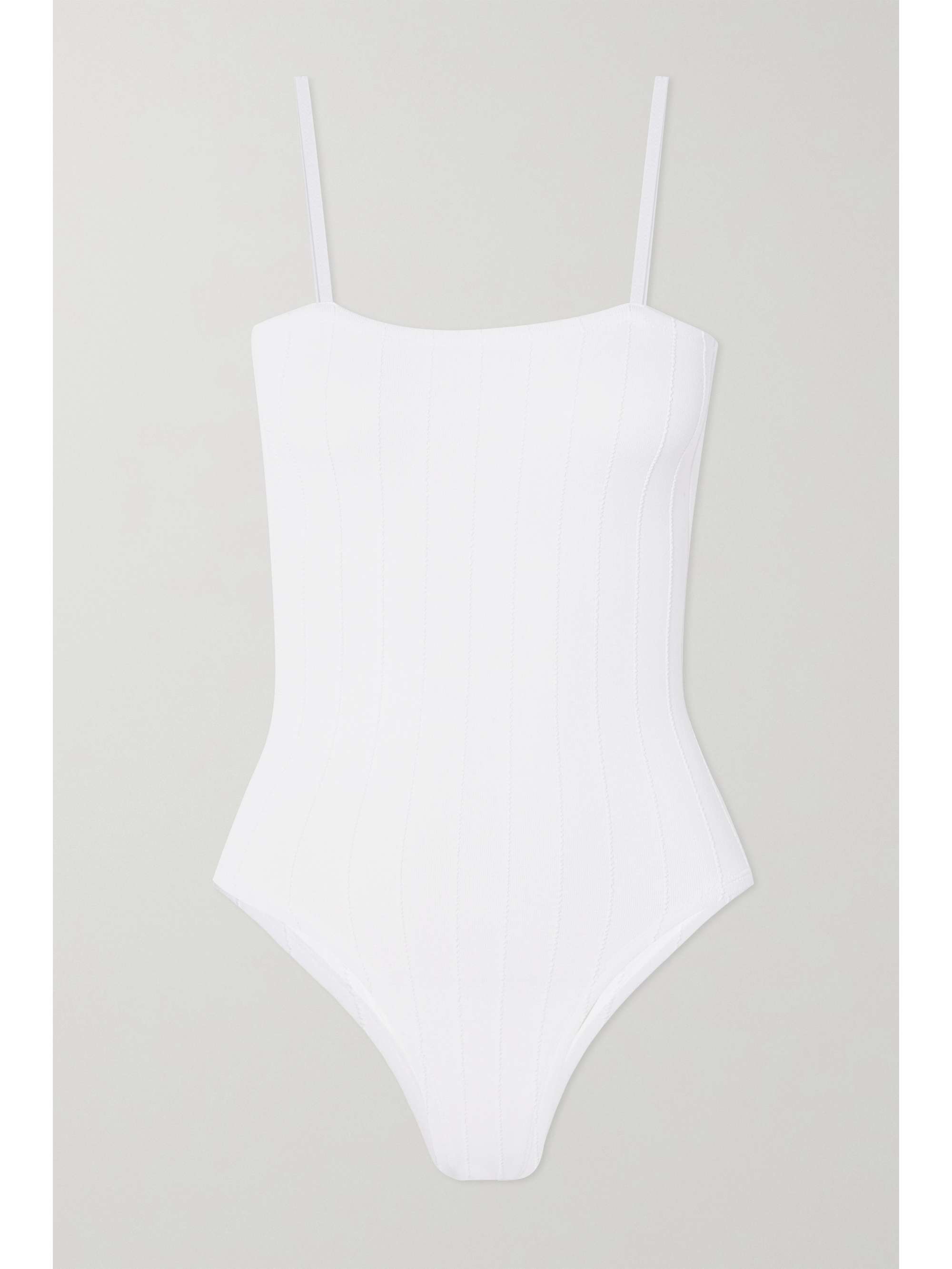 Maria seersucker swimsuit | HUNZA G 