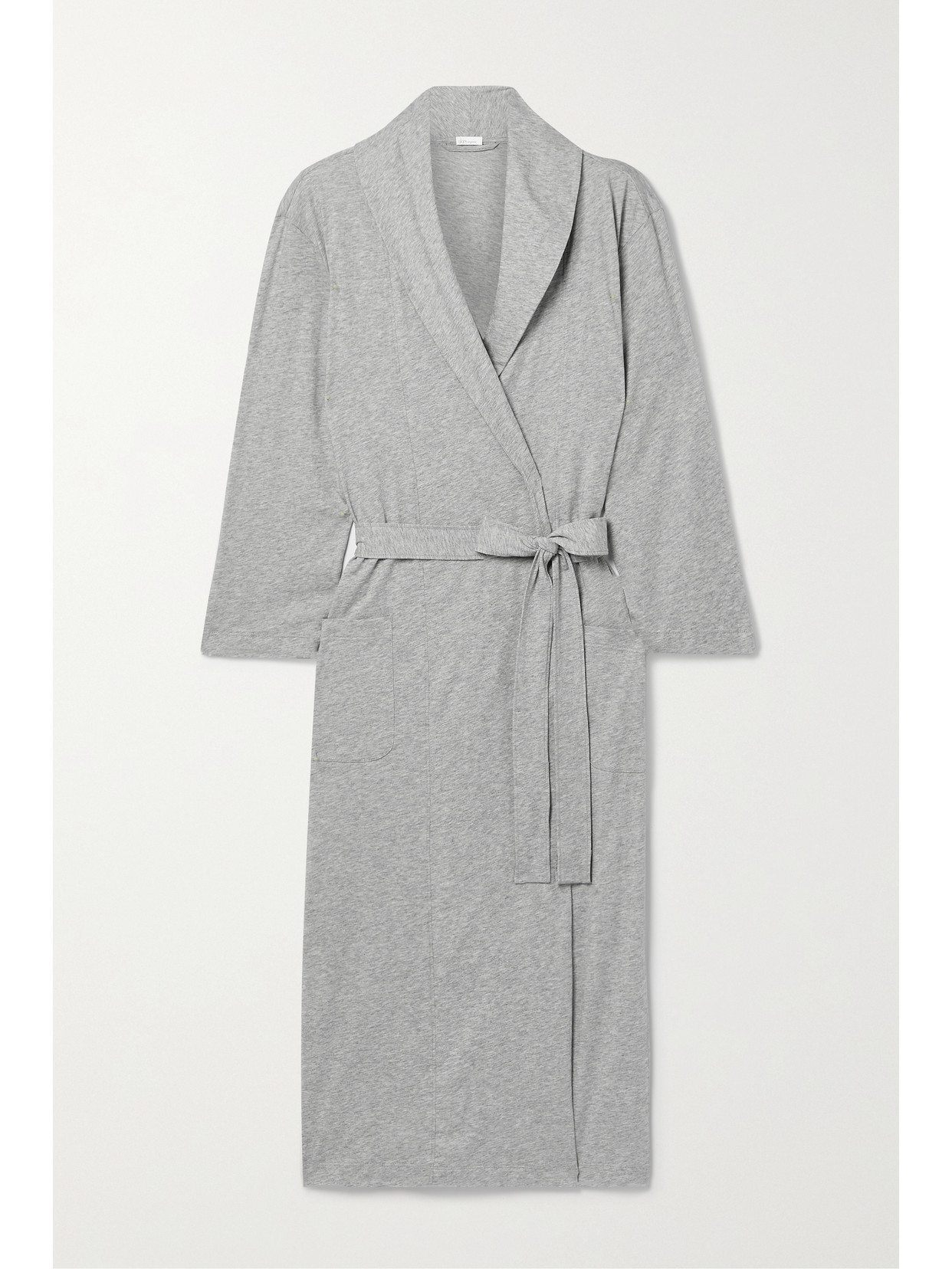 Skin Wrap Robe In Gray