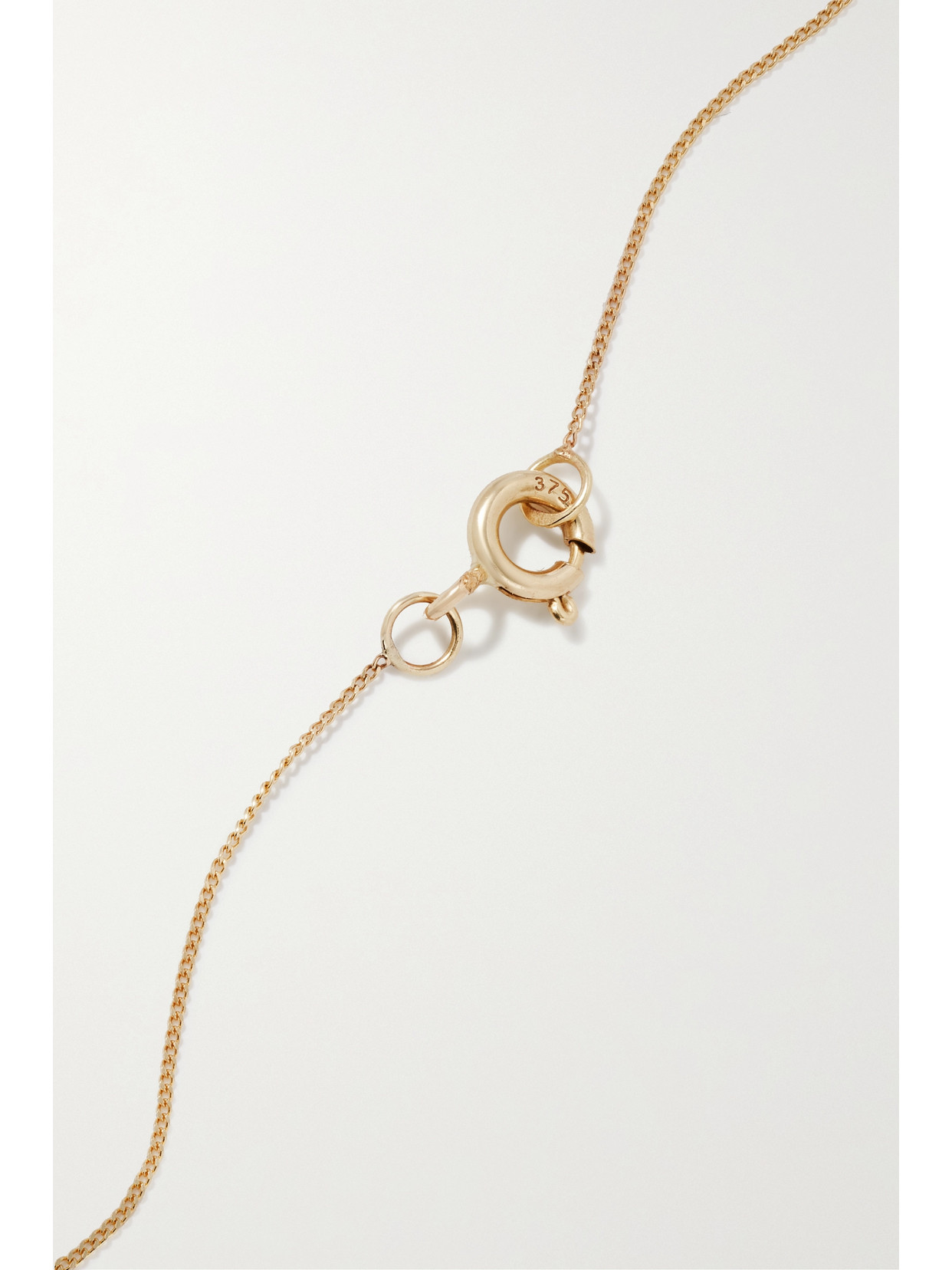 Shop Pascale Monvoisin Initiale N°5 9- And 14-karat Gold Diamond Necklace