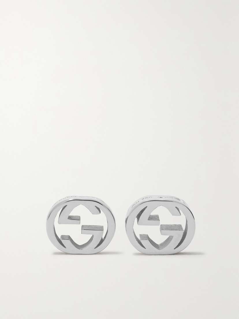 Gucci 18-karat White Gold Earrings