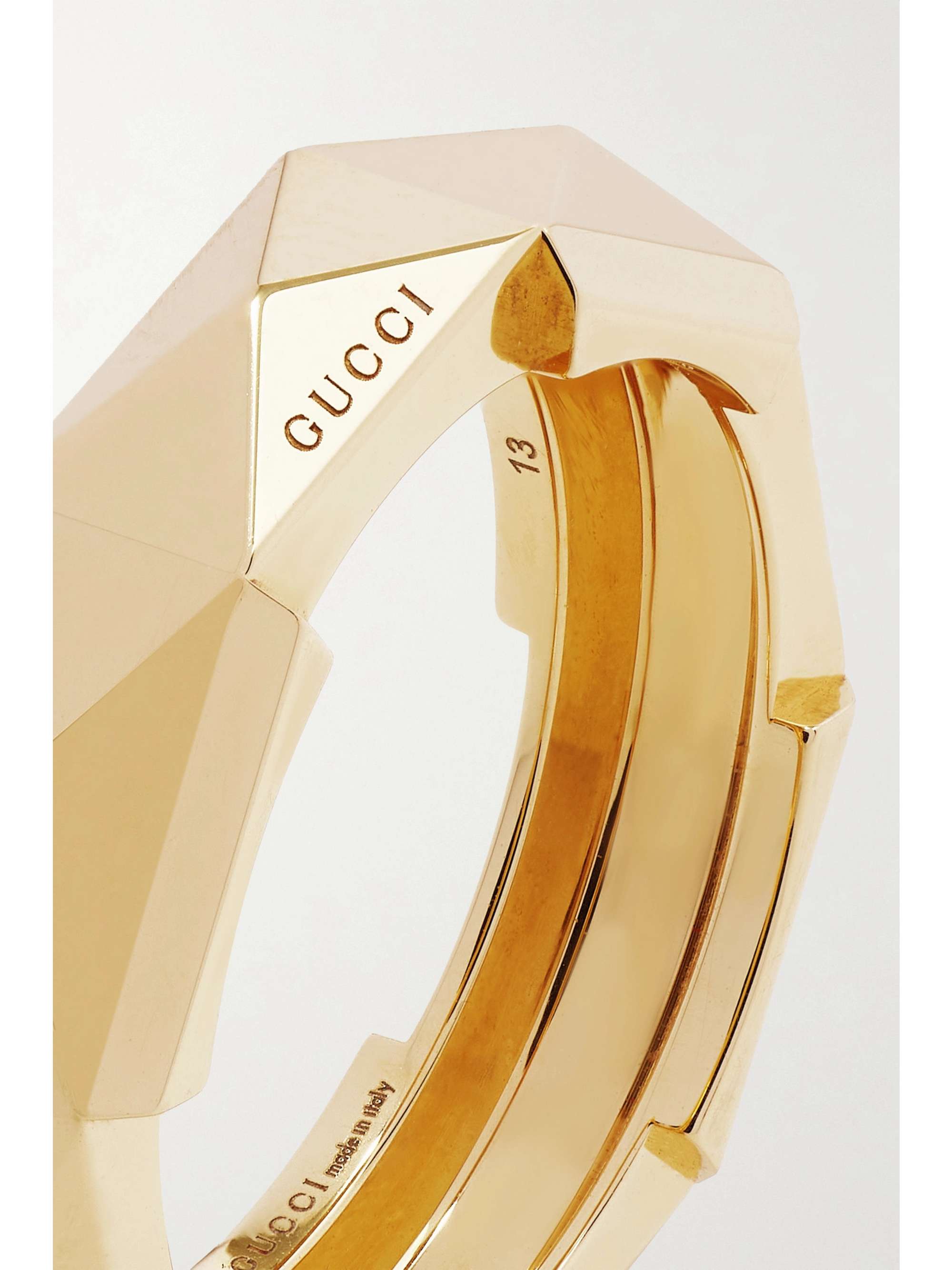GUCCI Link to Love 18-karat white gold ring