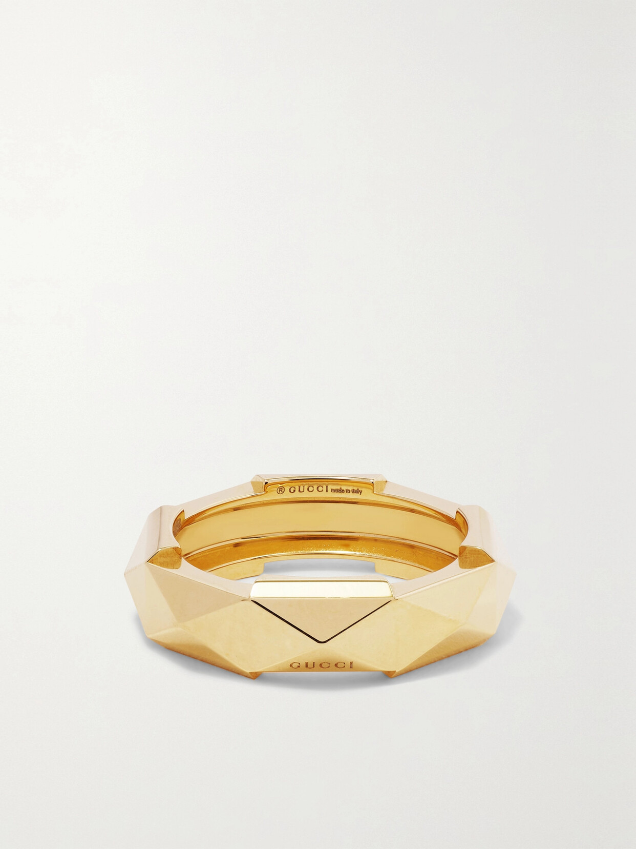 Gucci Link To Love 18-karat Gold Ring