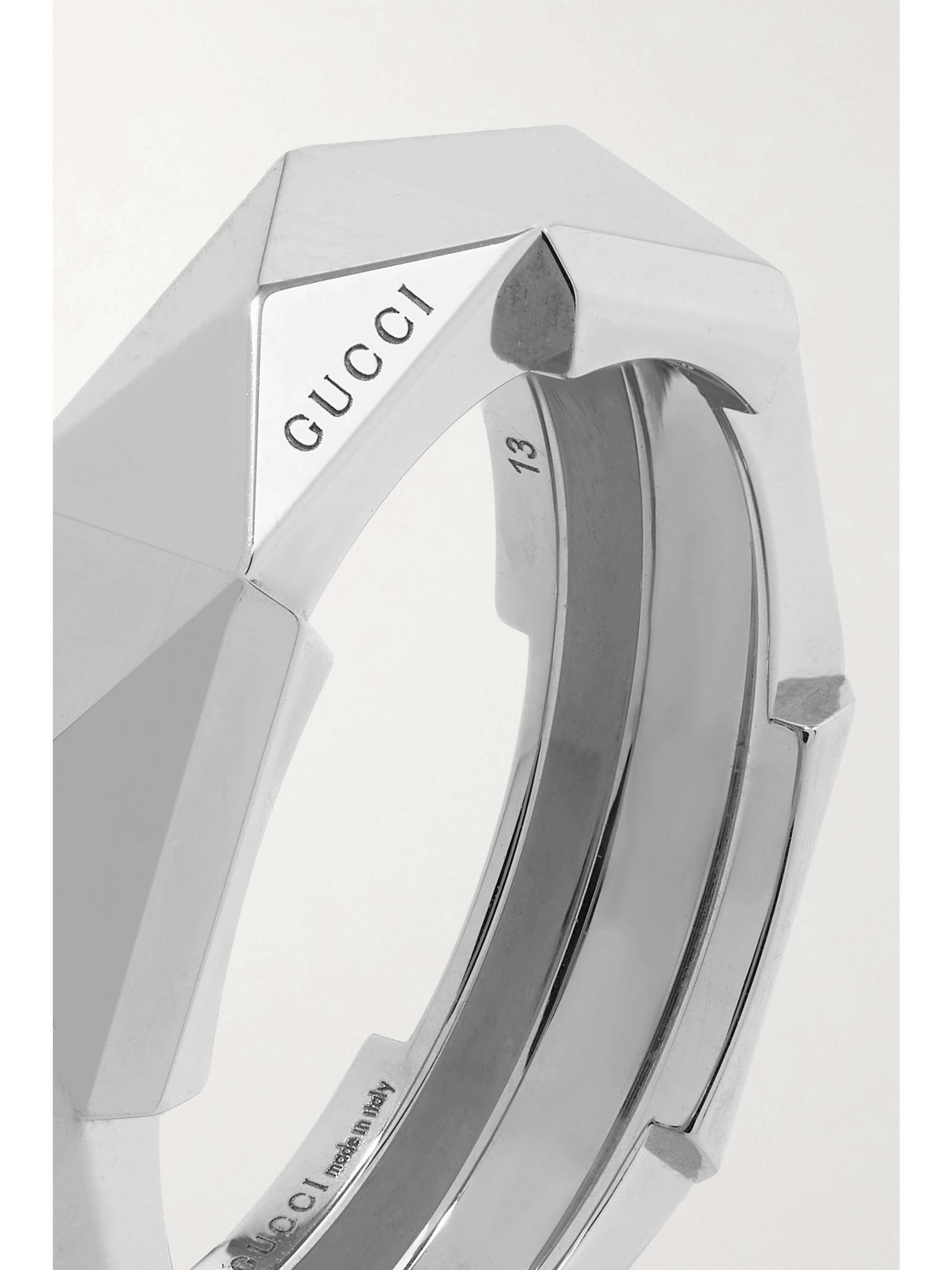 GUCCI Link to Love 18-karat white gold ring