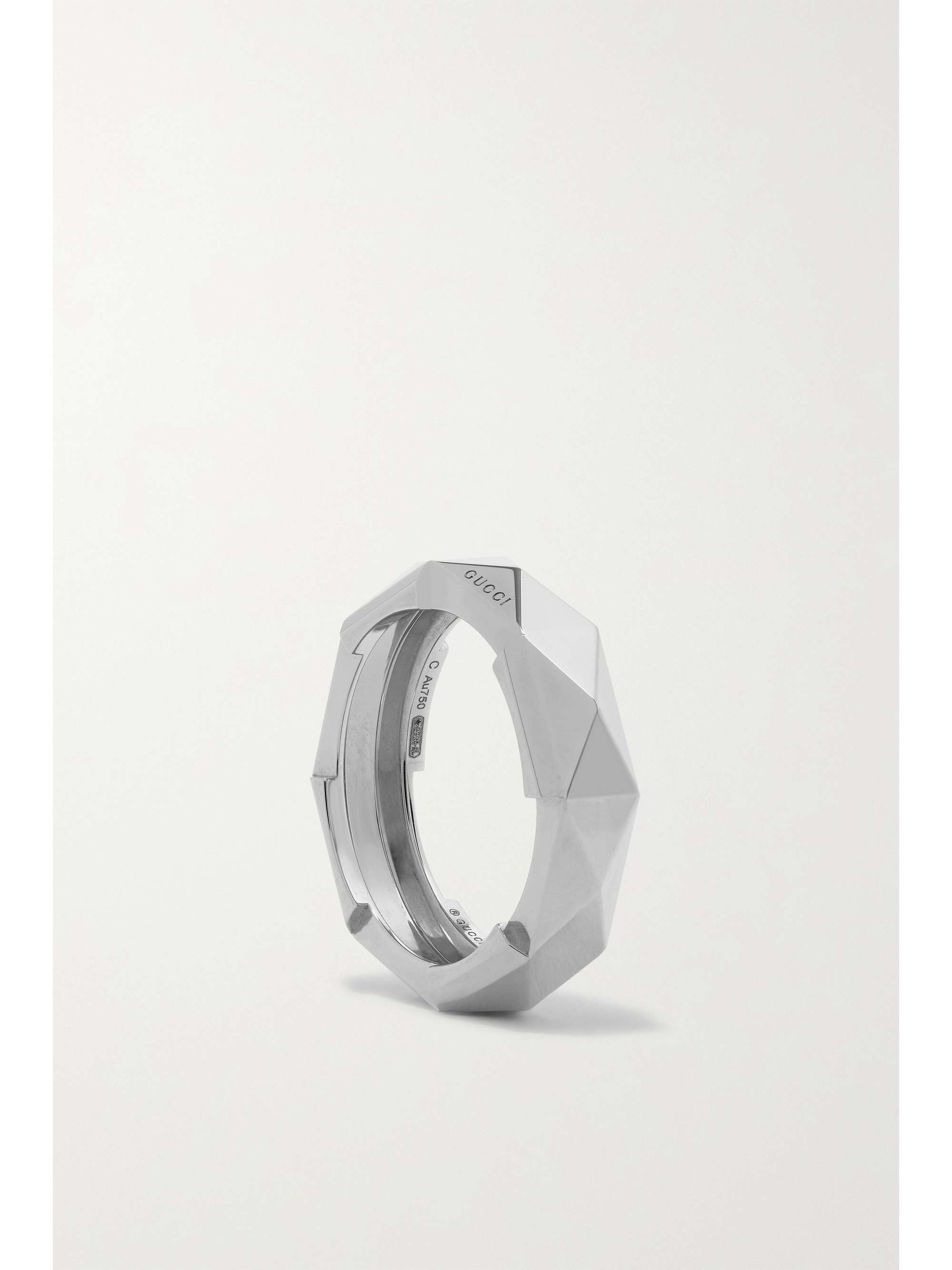 GUCCI Link to Love 18-karat white gold ring