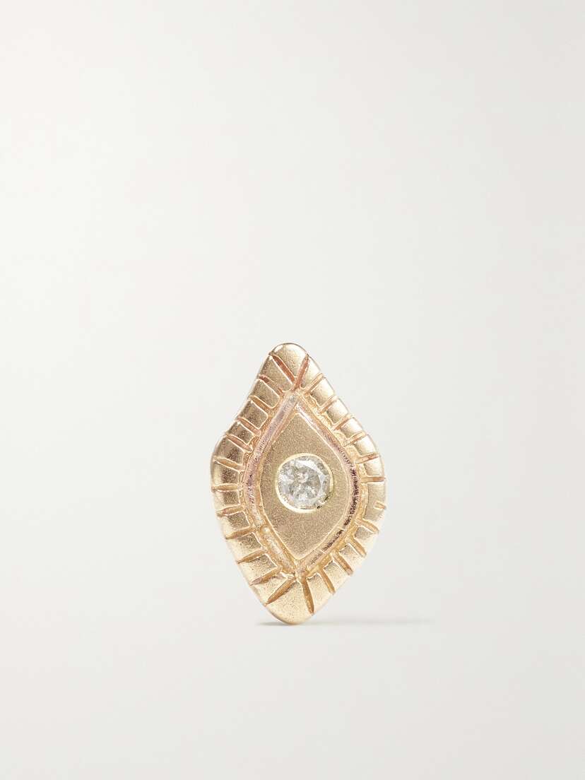 Pascale Monvoisin Souad N°3 9-karat  Diamond Single Earring