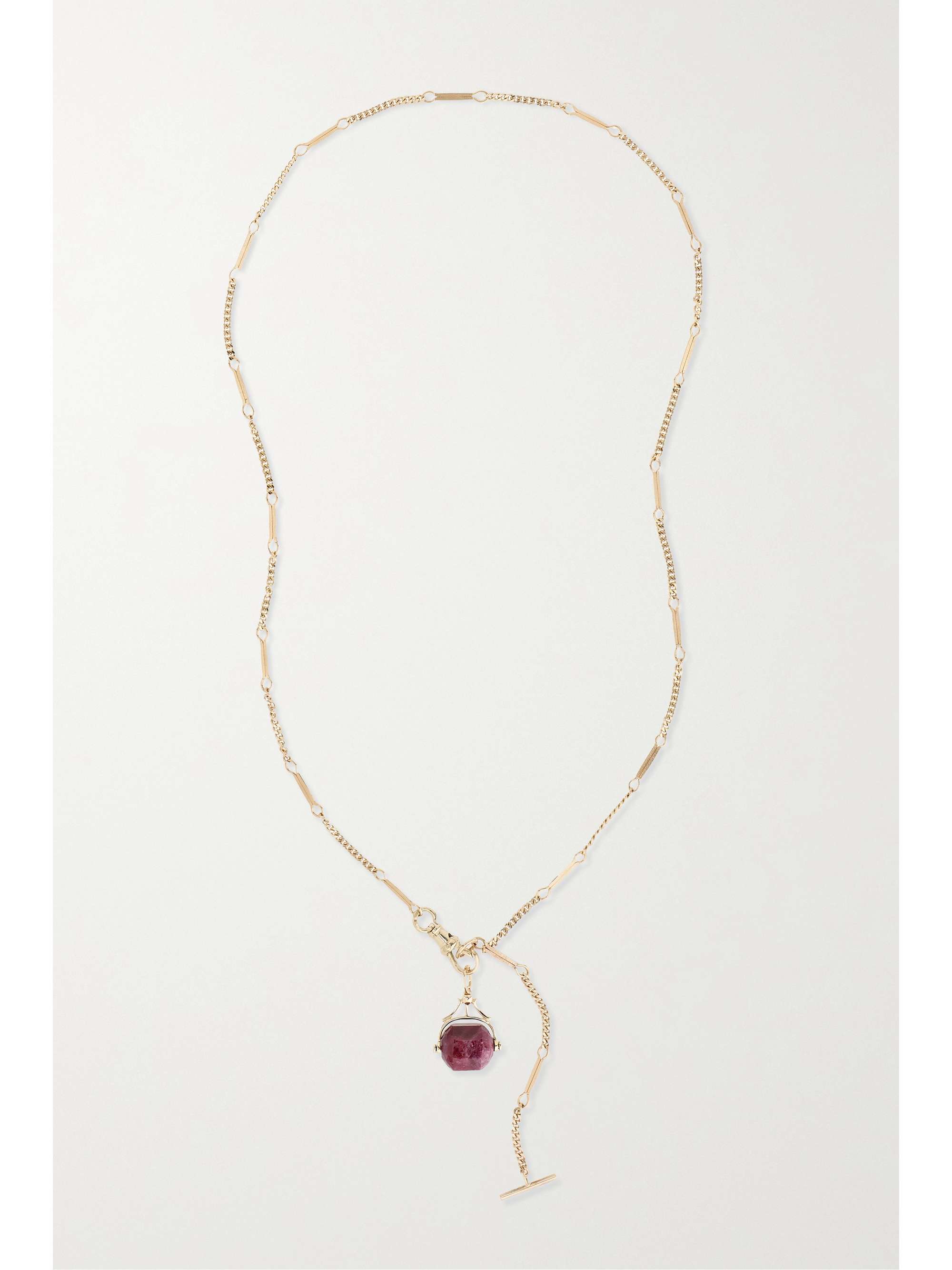 PASCALE MONVOISIN Petra N°4 + Malo 9-karat gold ruby necklace