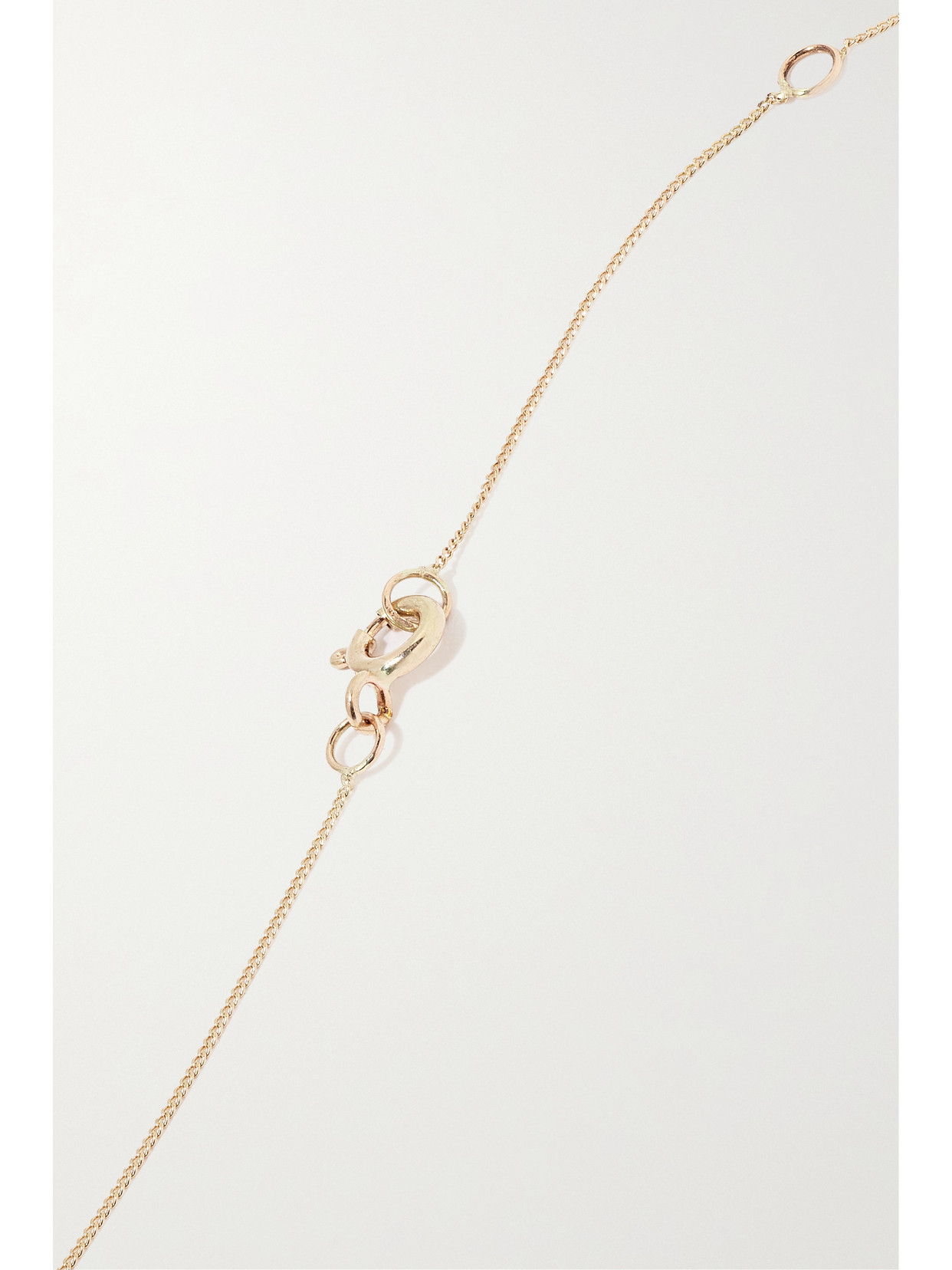 Pascale Monvoisin Orso N°1 14-karat Rose Gold And 9-karat Gold, Onyx And Diamond Necklace In Gold
