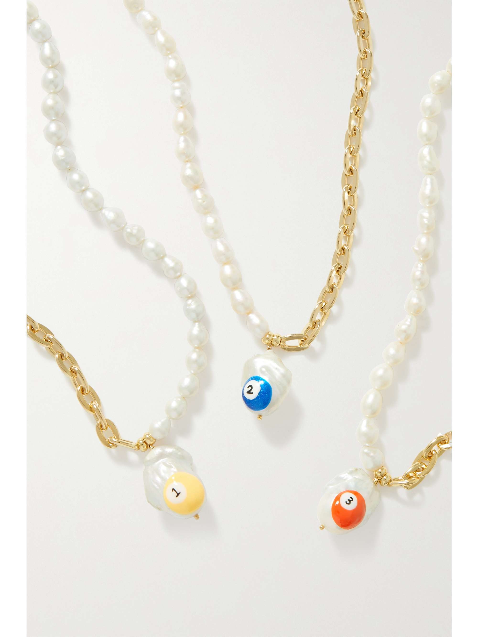 Gold Roll With It gold-plated pearl 