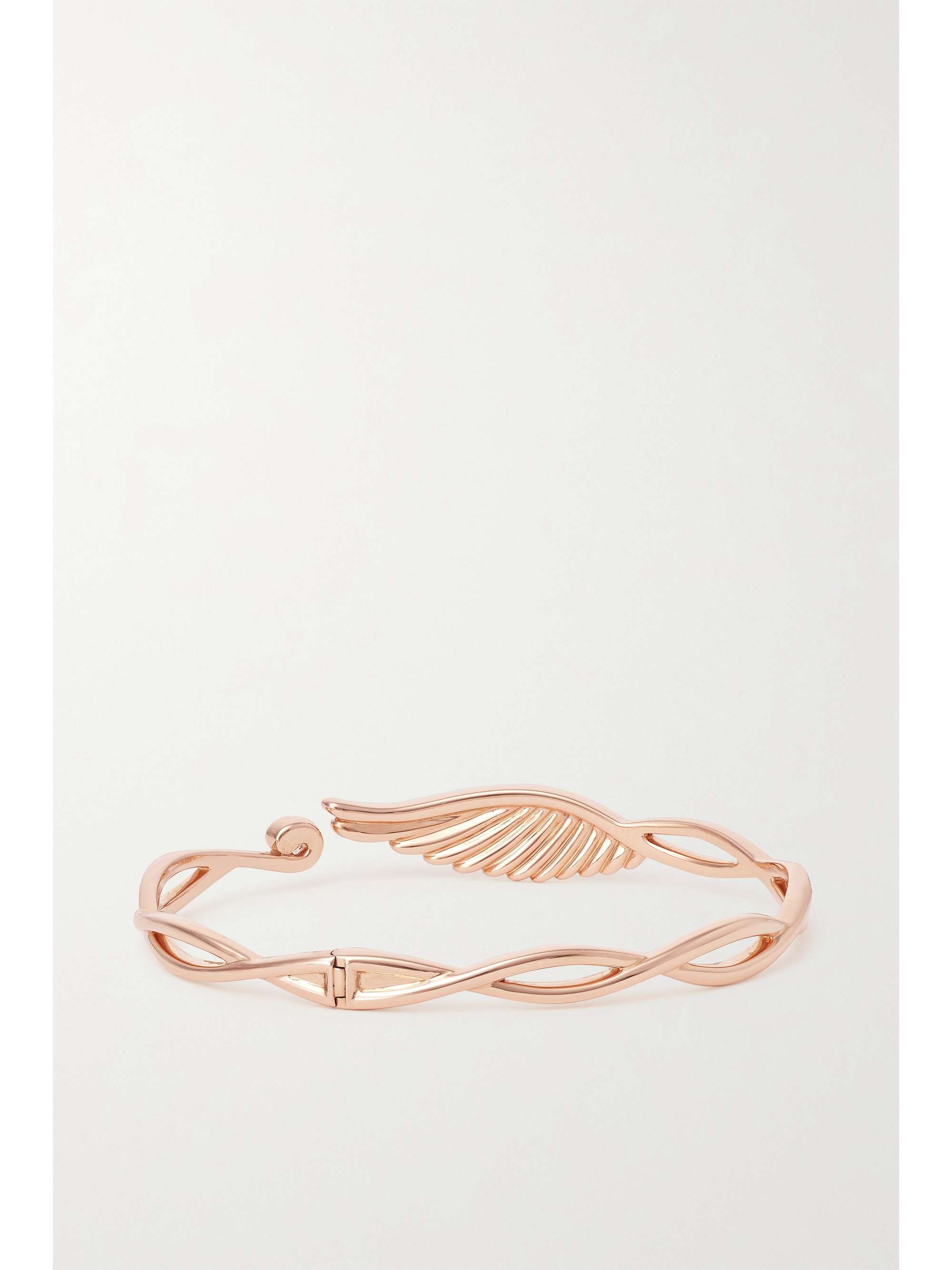 GARRARD Wings Embrace 18-karat rose gold diamond bangle