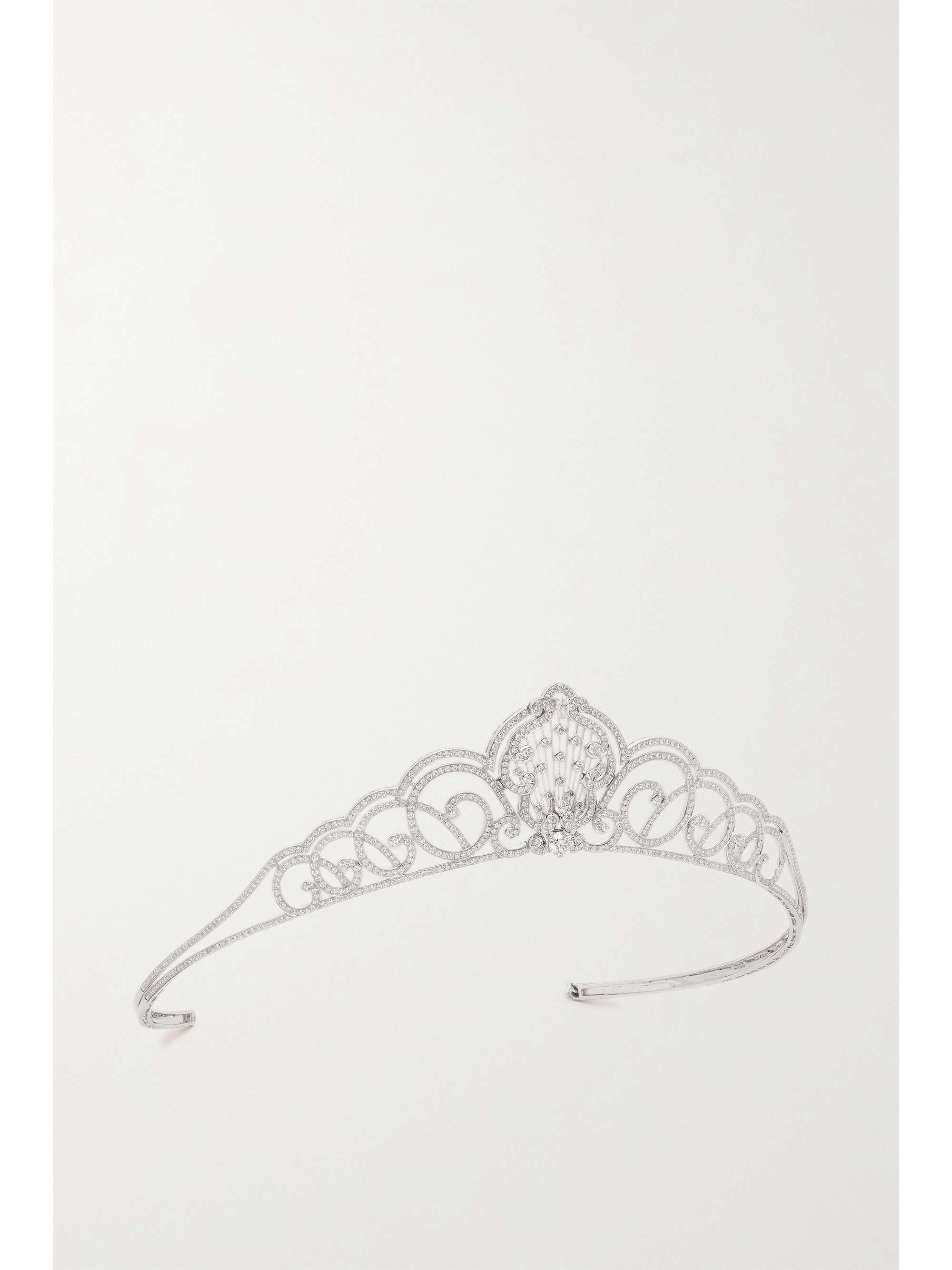 GARRARD Beatrice 18-karat white gold diamond tiara