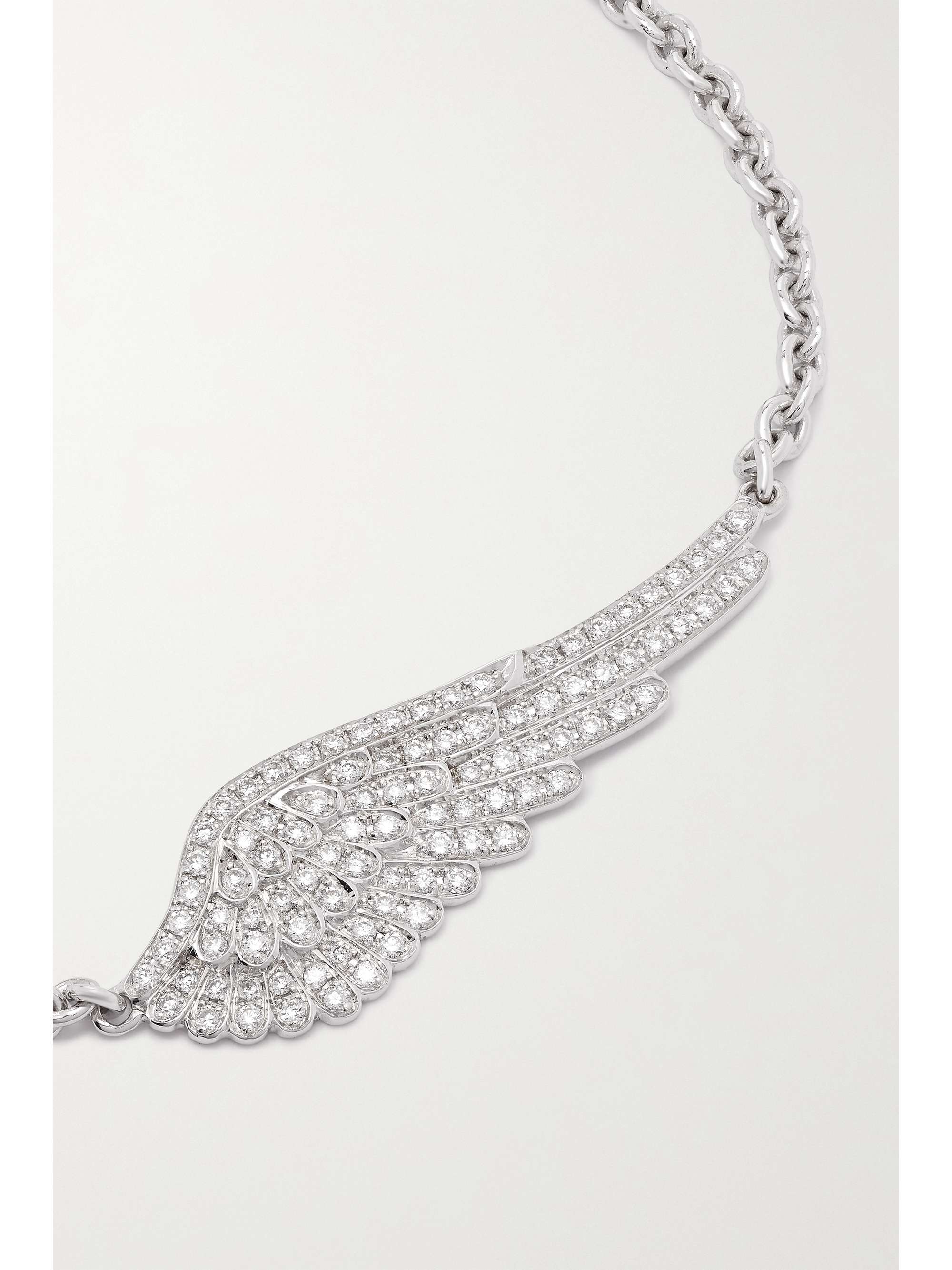 GARRARD Wings Classic 18-karat white gold diamond bracelet