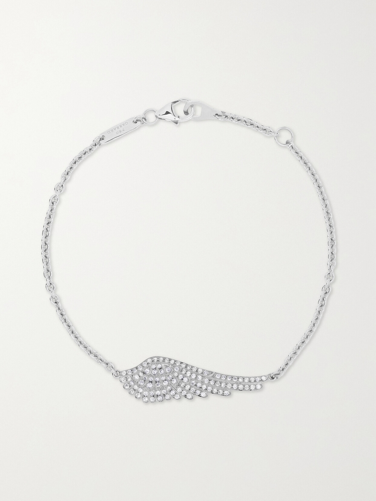 Garrard Wings Classic 18-karat White Gold Diamond Bracelet