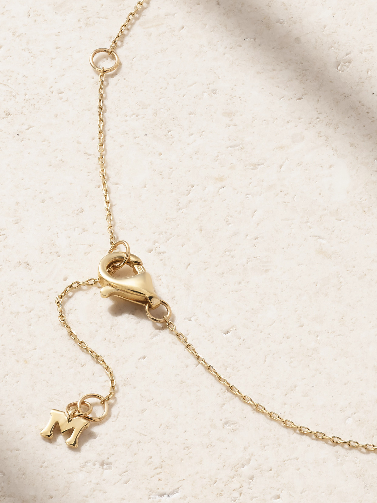 Mateo The Little Things 14-karat Gold, Diamond And Pearl Necklace In Gold