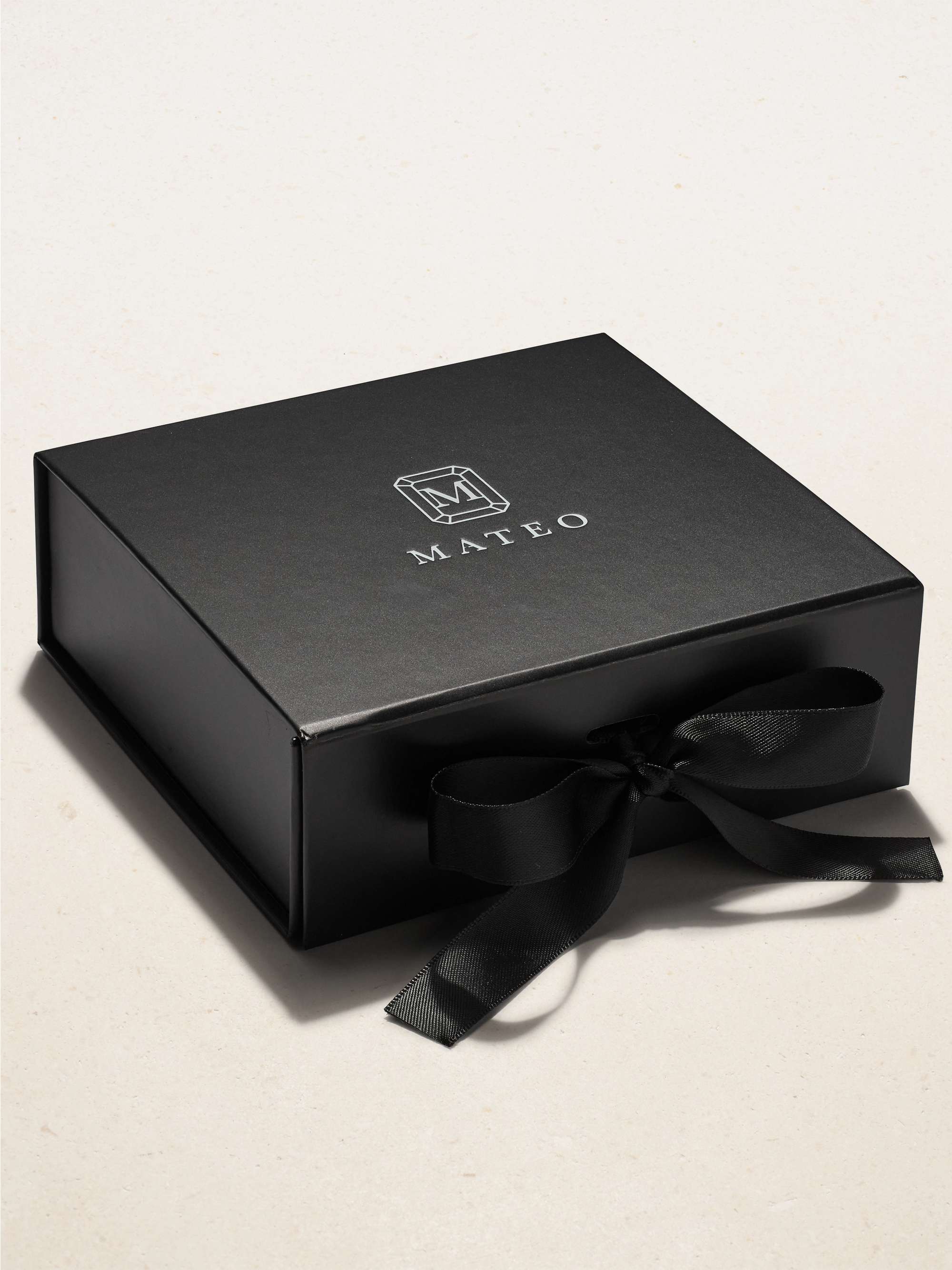 MATEO The Little Things 14-karat gold, diamond and pearl necklace