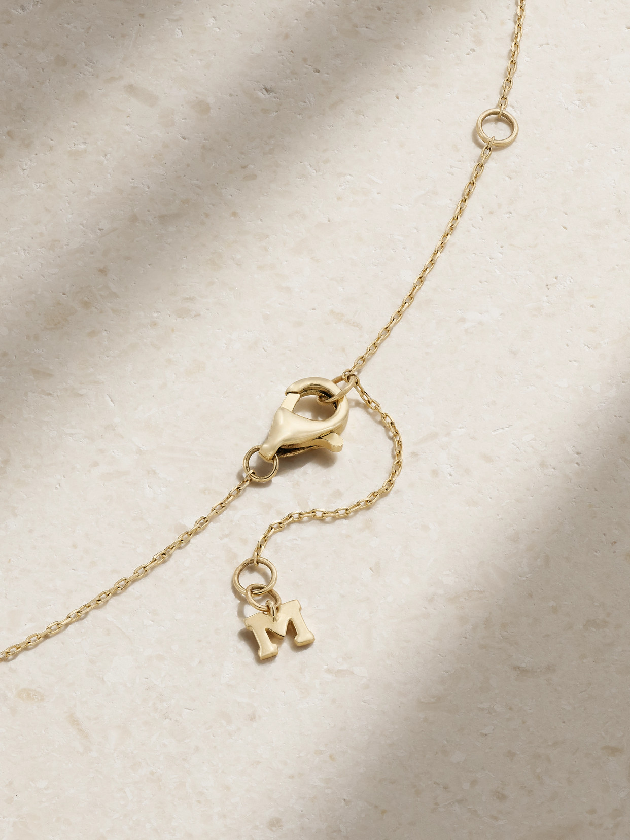 Mateo The Little Things 14-karat Gold, Diamond And Pearl Necklace In Gold