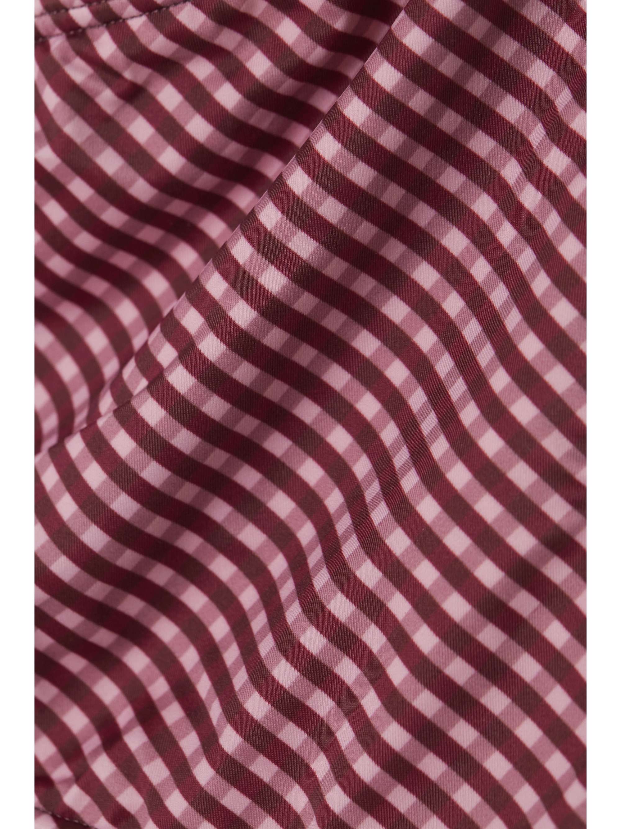 PEONY + NET SUSTAIN gingham stretch-ECONYL bikini briefs