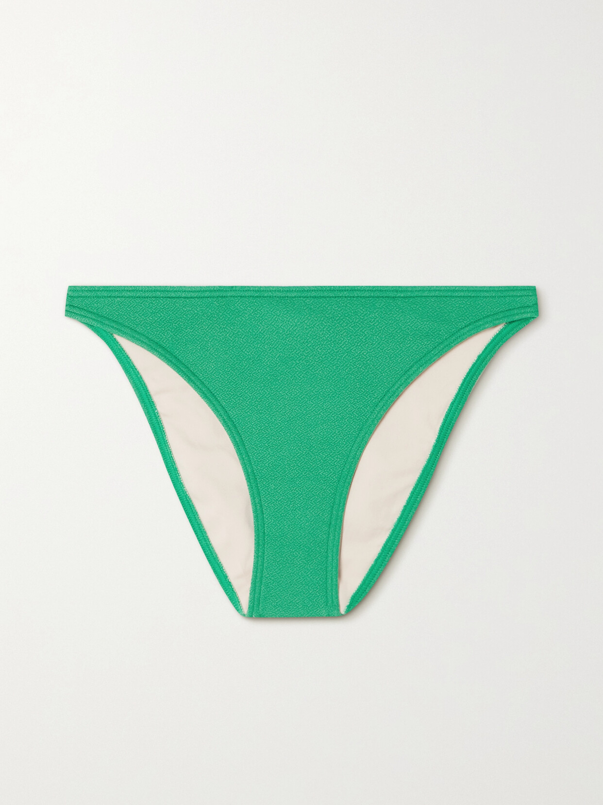 Peony - + Net Sustain Stretch-recycled Crepe Bikini Briefs - Green image