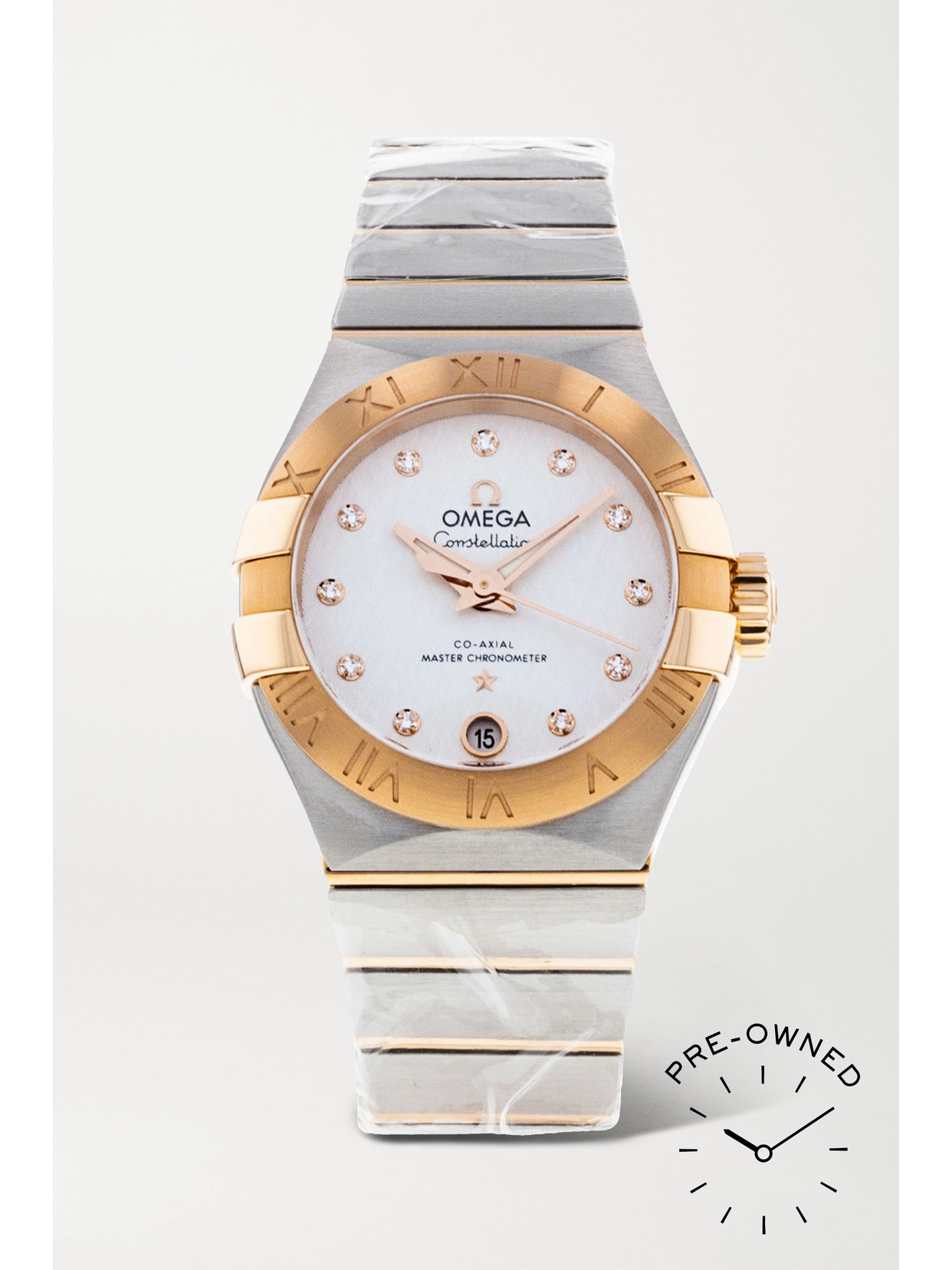 Omega  2021 Constellation Automatic 27mm Stainless Steel And 18-karat Rose Gold Watch In Unknown