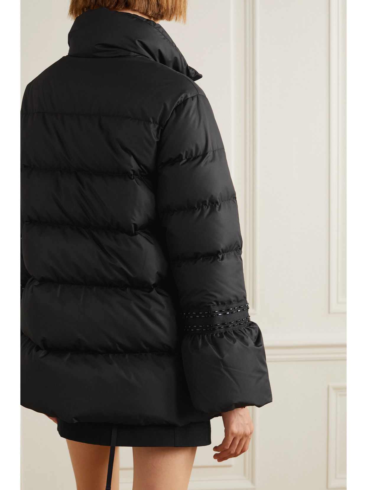 Moncler Barroude Quilted Taffeta Down Jacket In Black