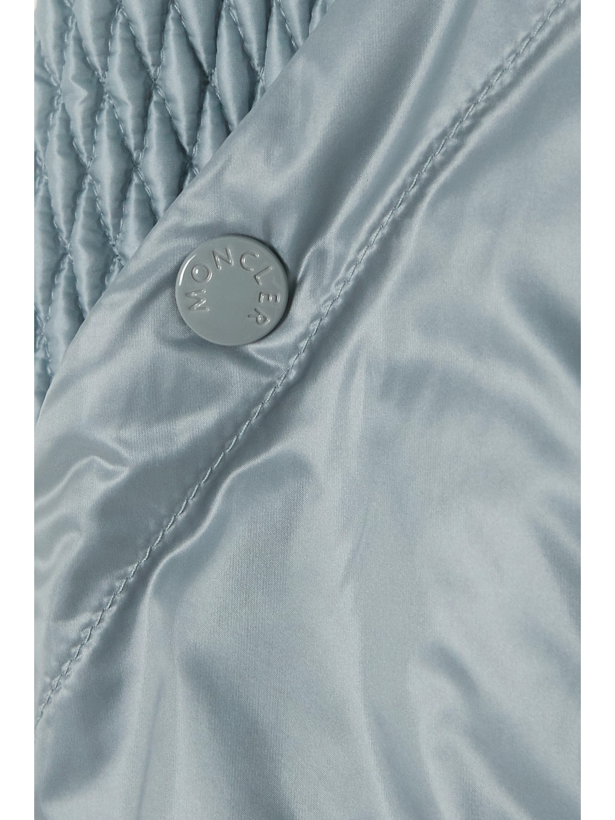 Moncler Nylon Leger Padded Mini Skirt In Blue