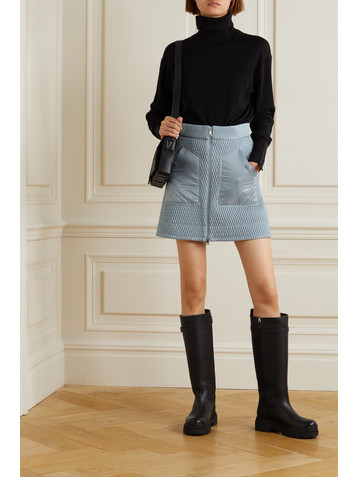 Moncler Quilted shell mini skirt