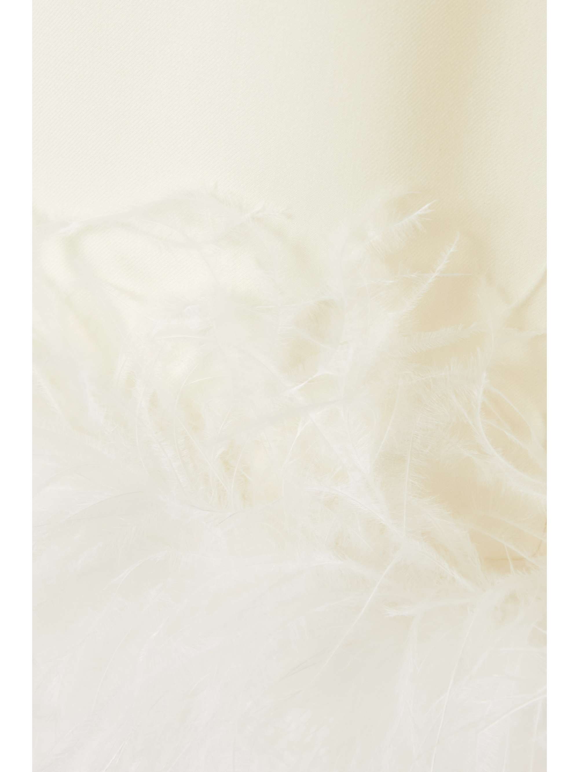 MAGDA BUTRYM Feather-trimmed wool-twill straight-leg pants