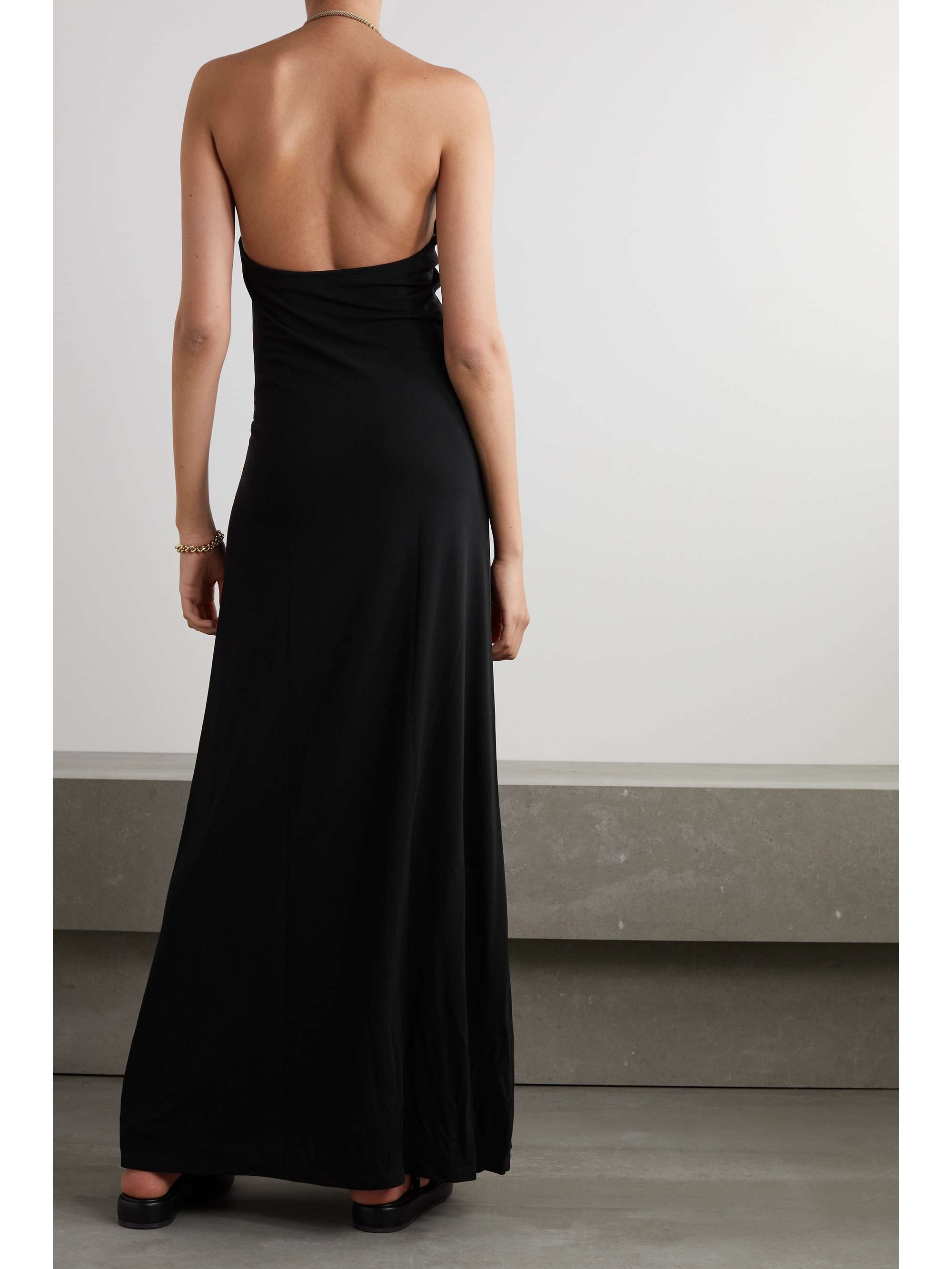 Black Circe embellished jersey 