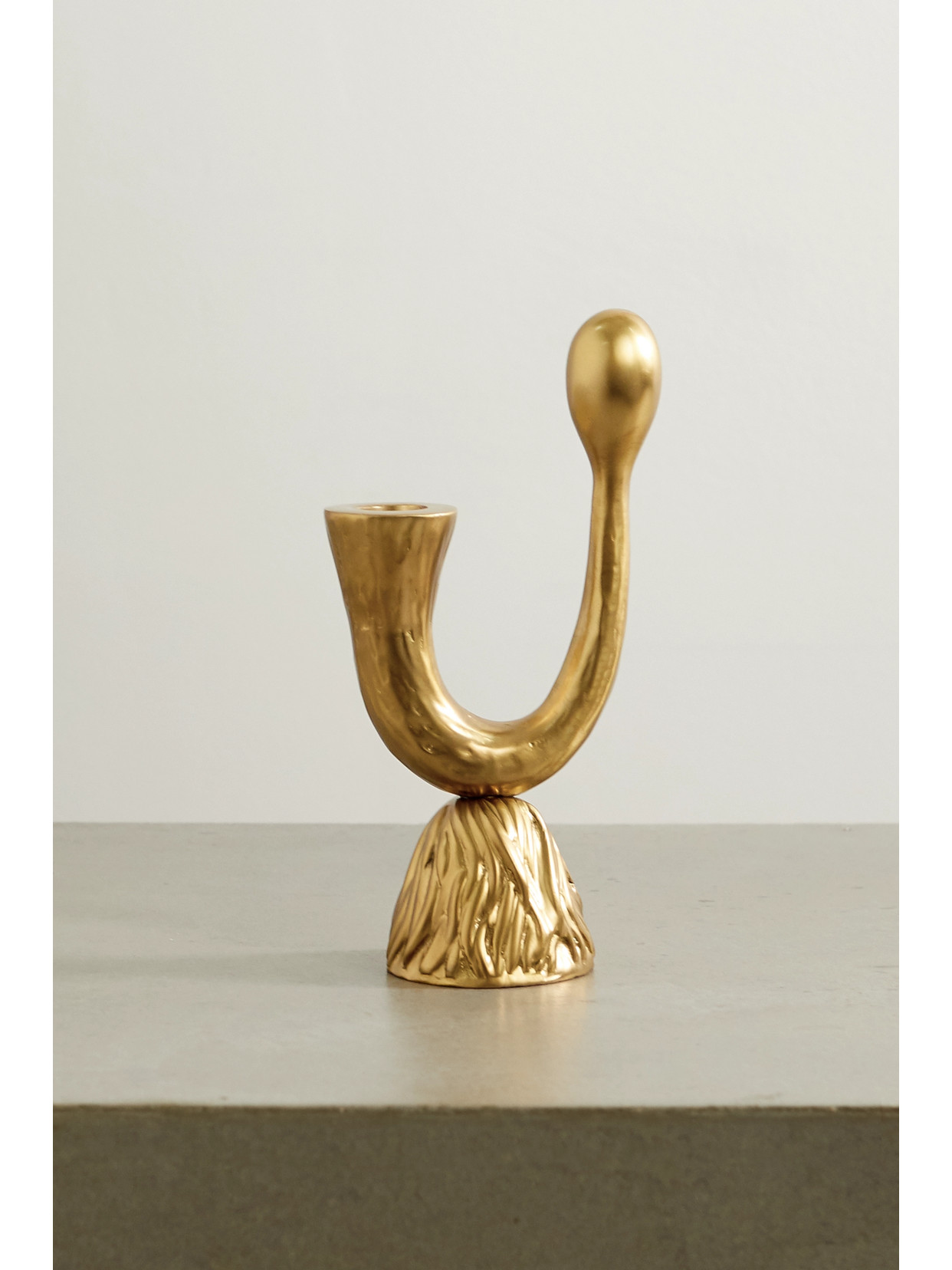 L'Objet - + Haas Brothers Horn Bronze-tone Candlestick - Gold