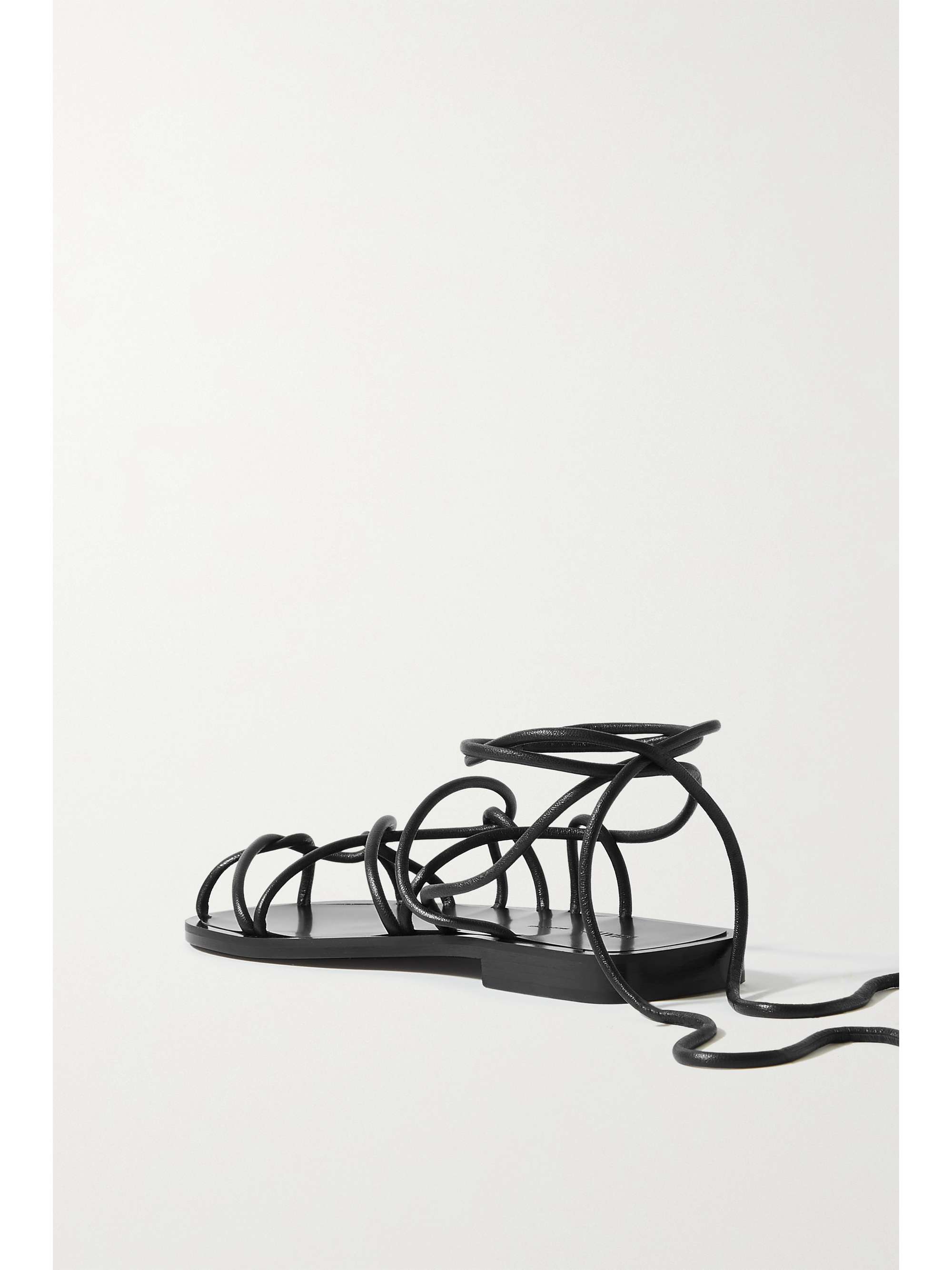 KHAITE Lyon leather sandals