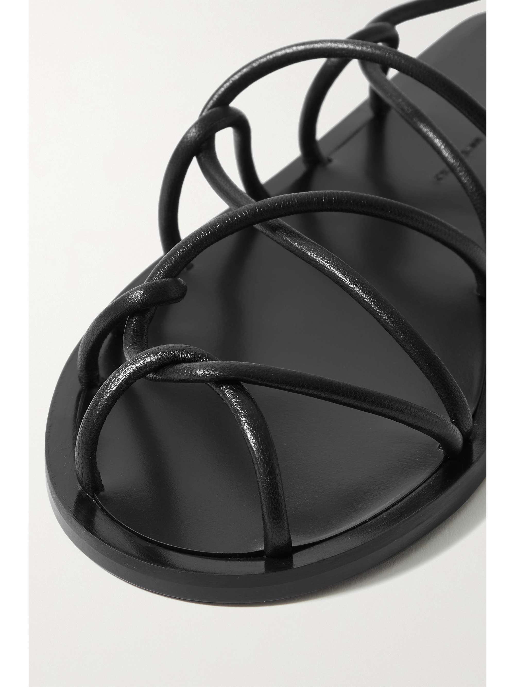 KHAITE Lyon leather sandals