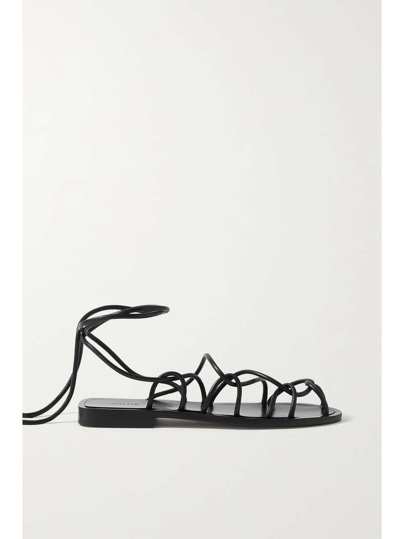 Khaite — Lyon leather sandals