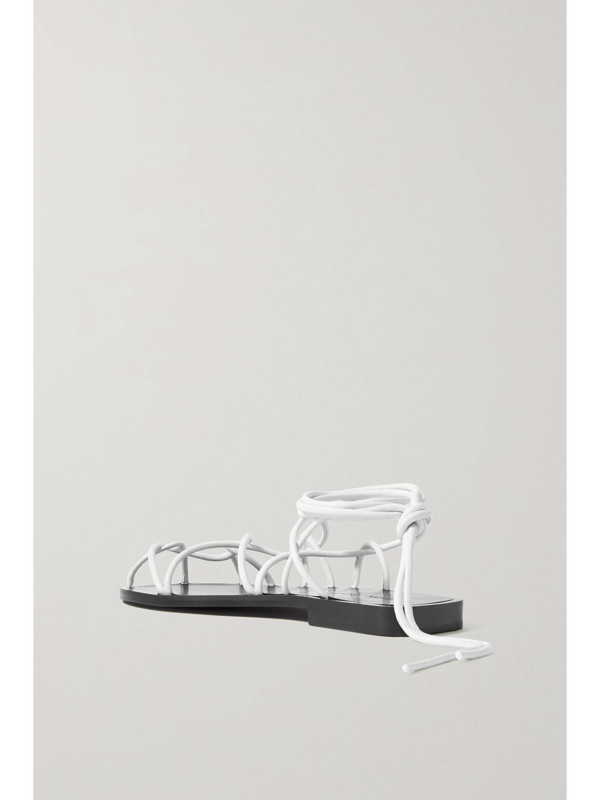 KHAITE Lyon leather sandals