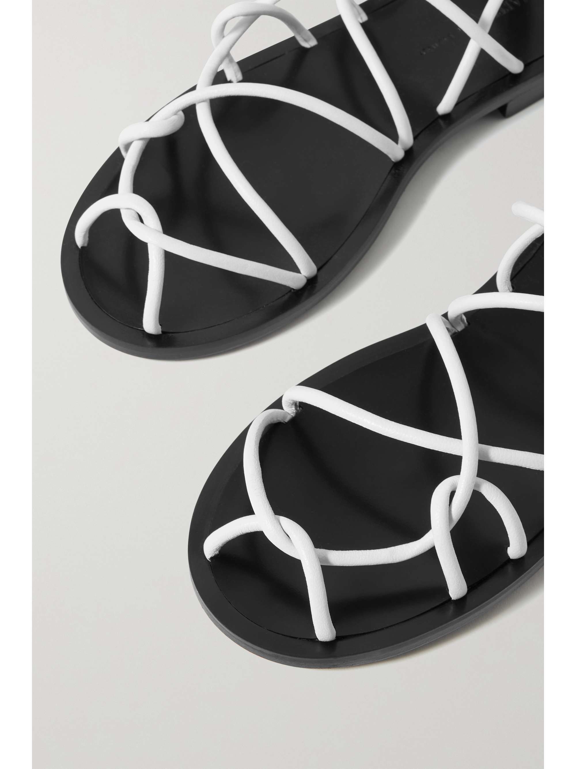 KHAITE Lyon leather sandals
