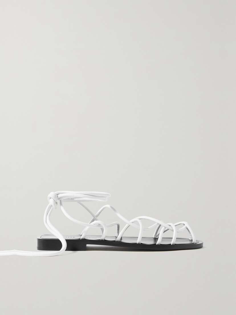 Khaite — Lyon leather sandals