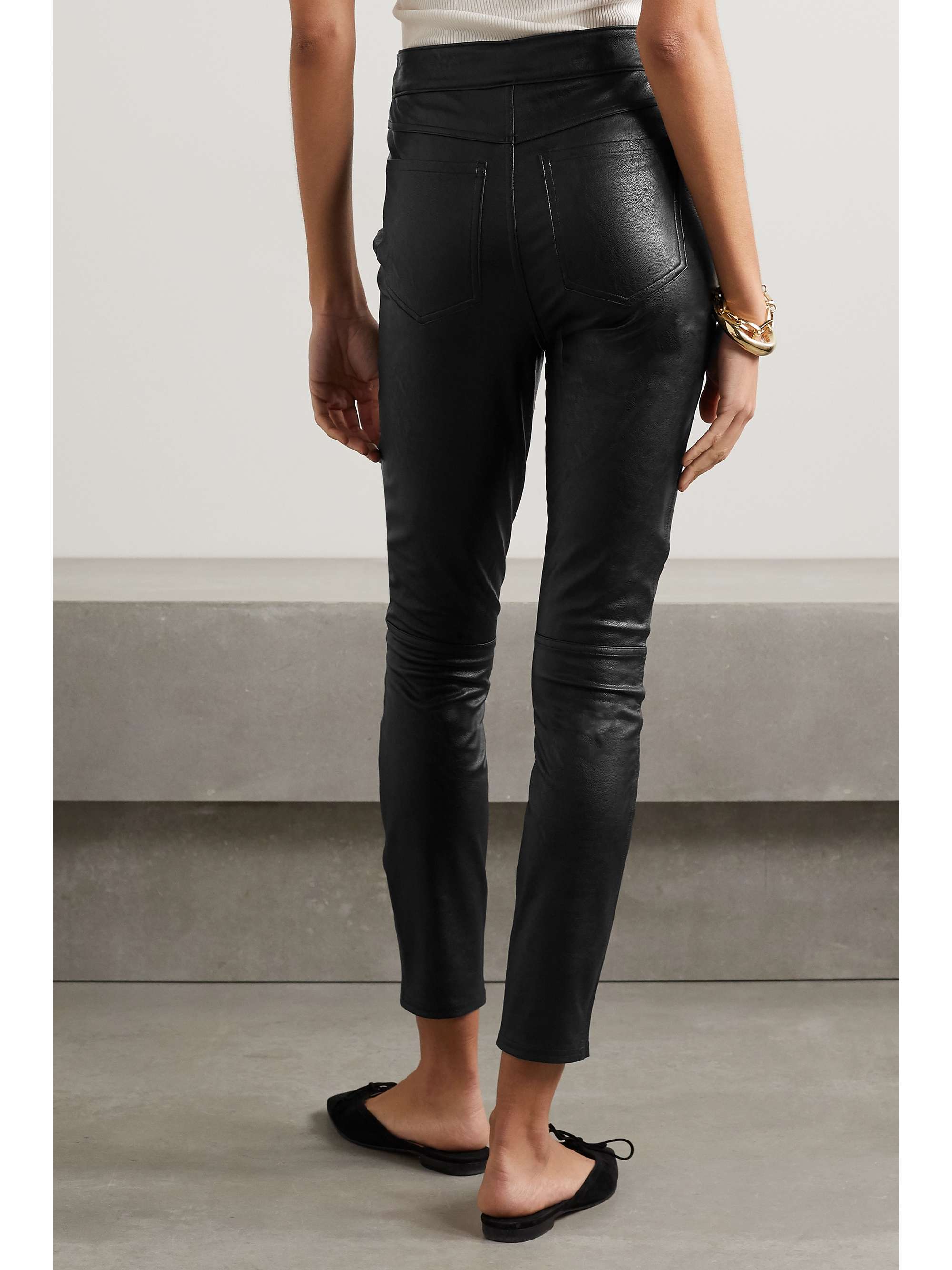 SPANX Like Leather faux stretch-leather pants