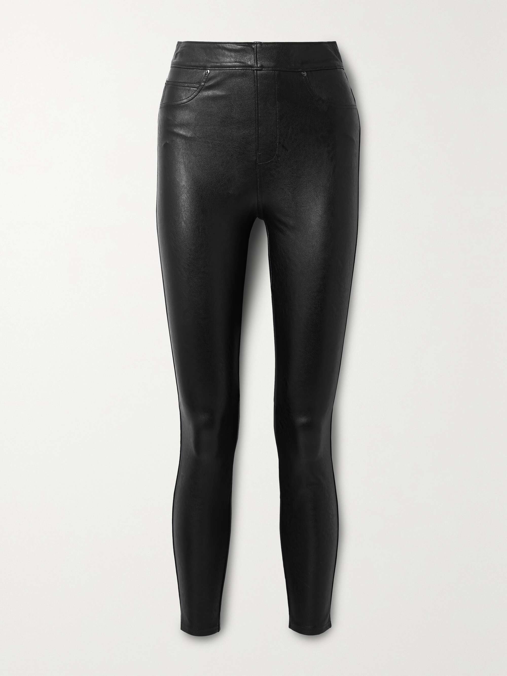 Assets By Spanx, Pants & Jumpsuits, Assets By Spanx Faux Leather Moto  Leggings