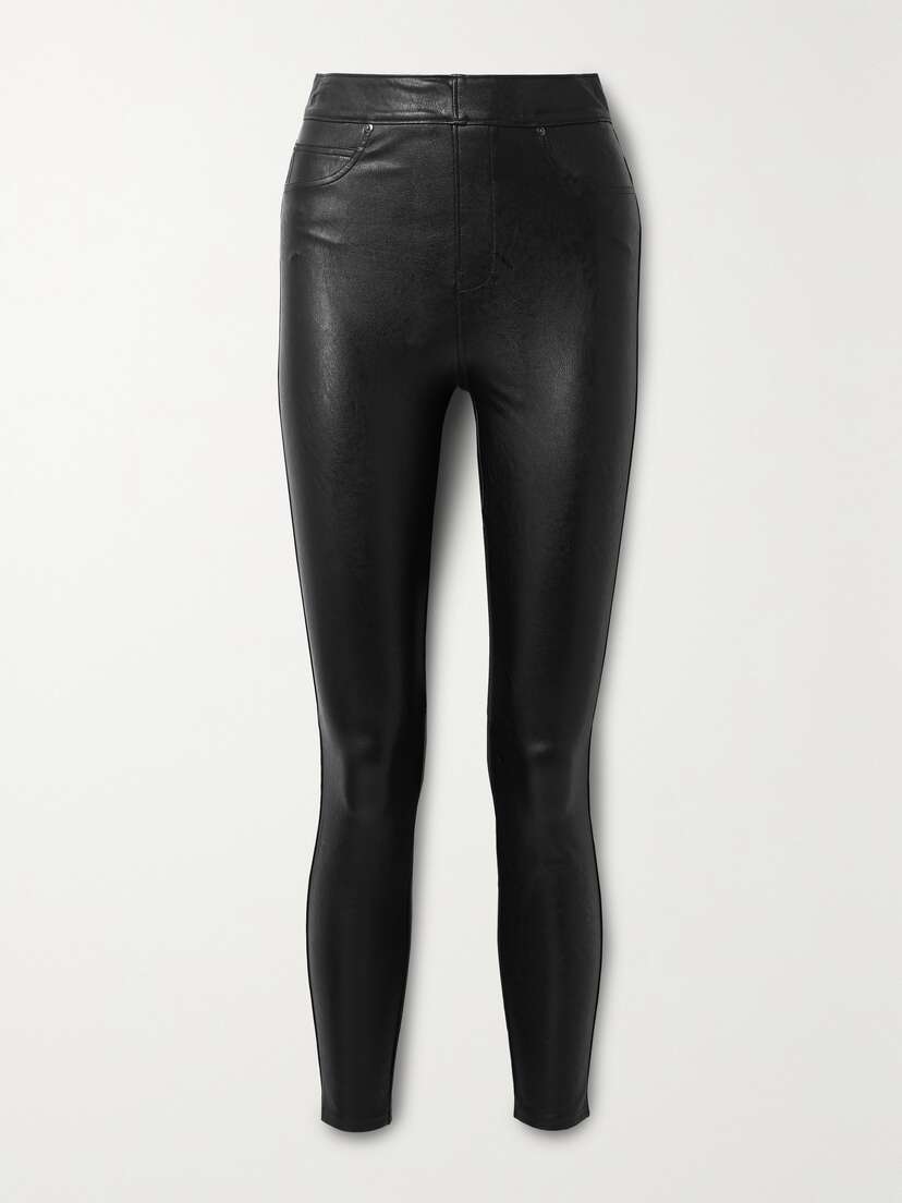 Spanx Like Leather Faux Stretch-leather Pants