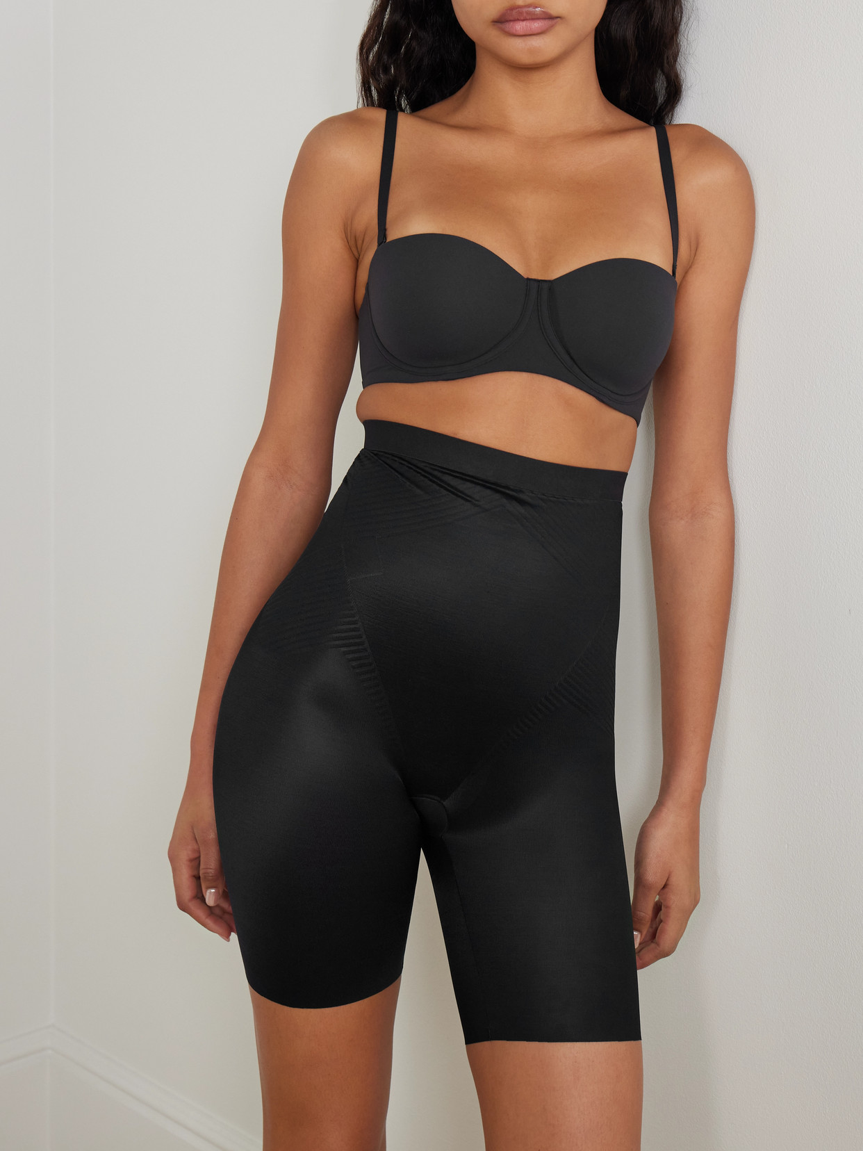 Spanx Thinstincts 2.0 High-rise Shorts In Black