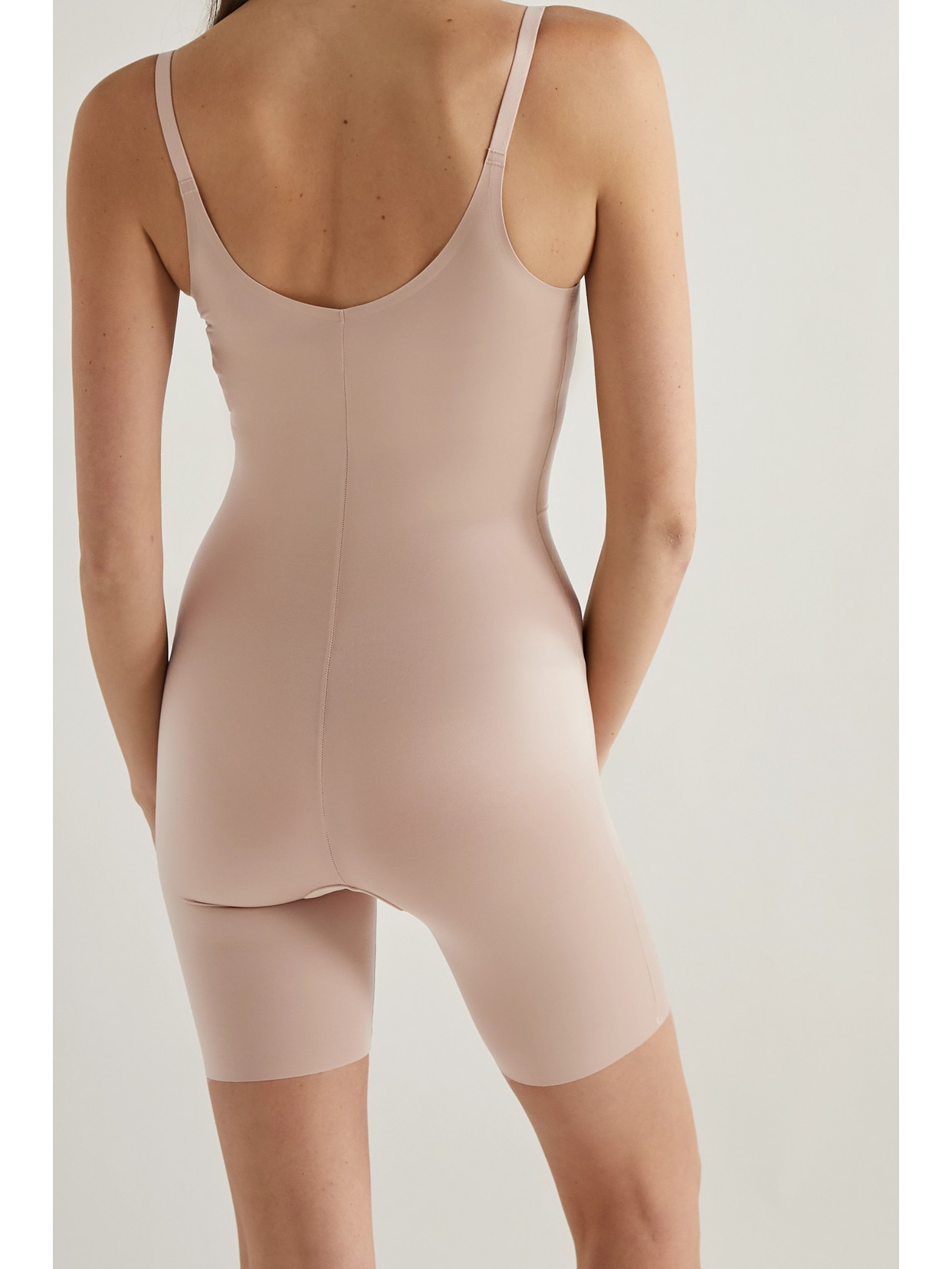 Shop Spanx Thinstincts 2.0 Bodysuit In Beige