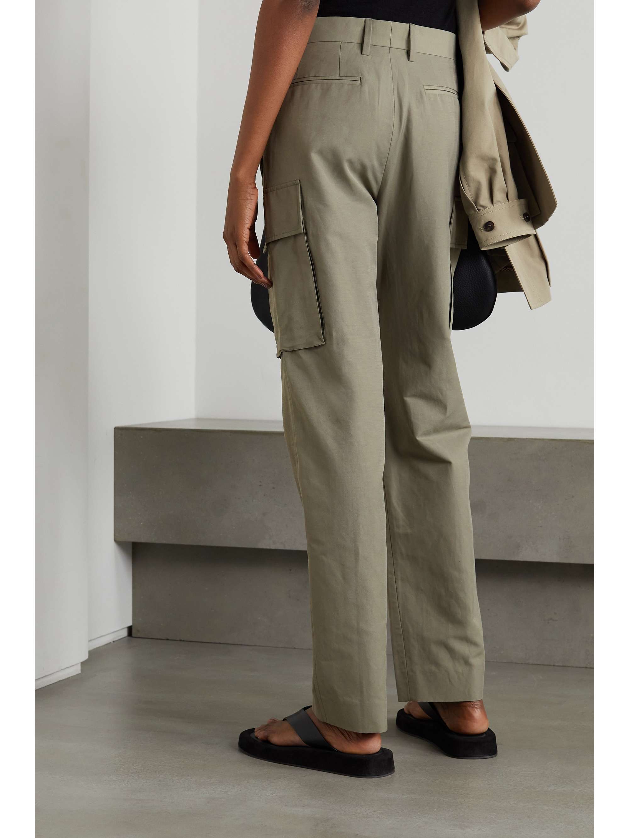 STELLA MCCARTNEY Twill straight-leg pants