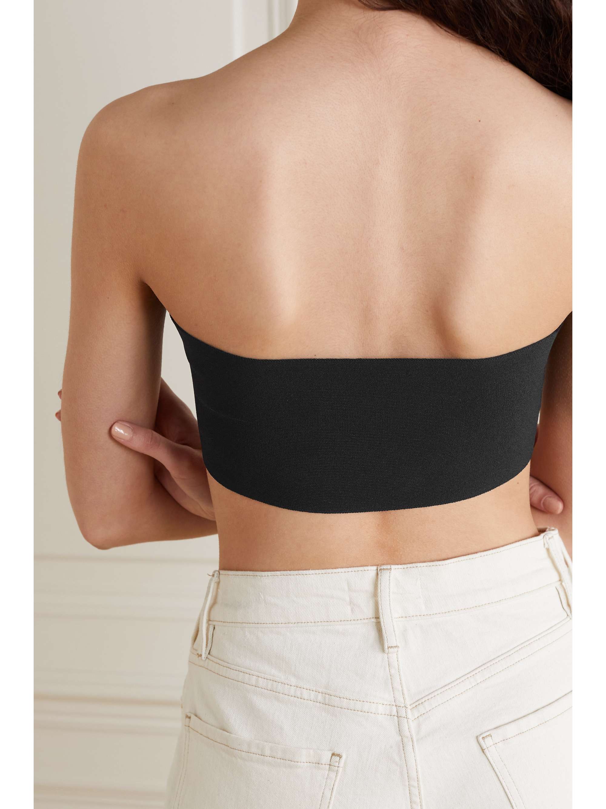 STELLA MCCARTNEY Strapless knitted top