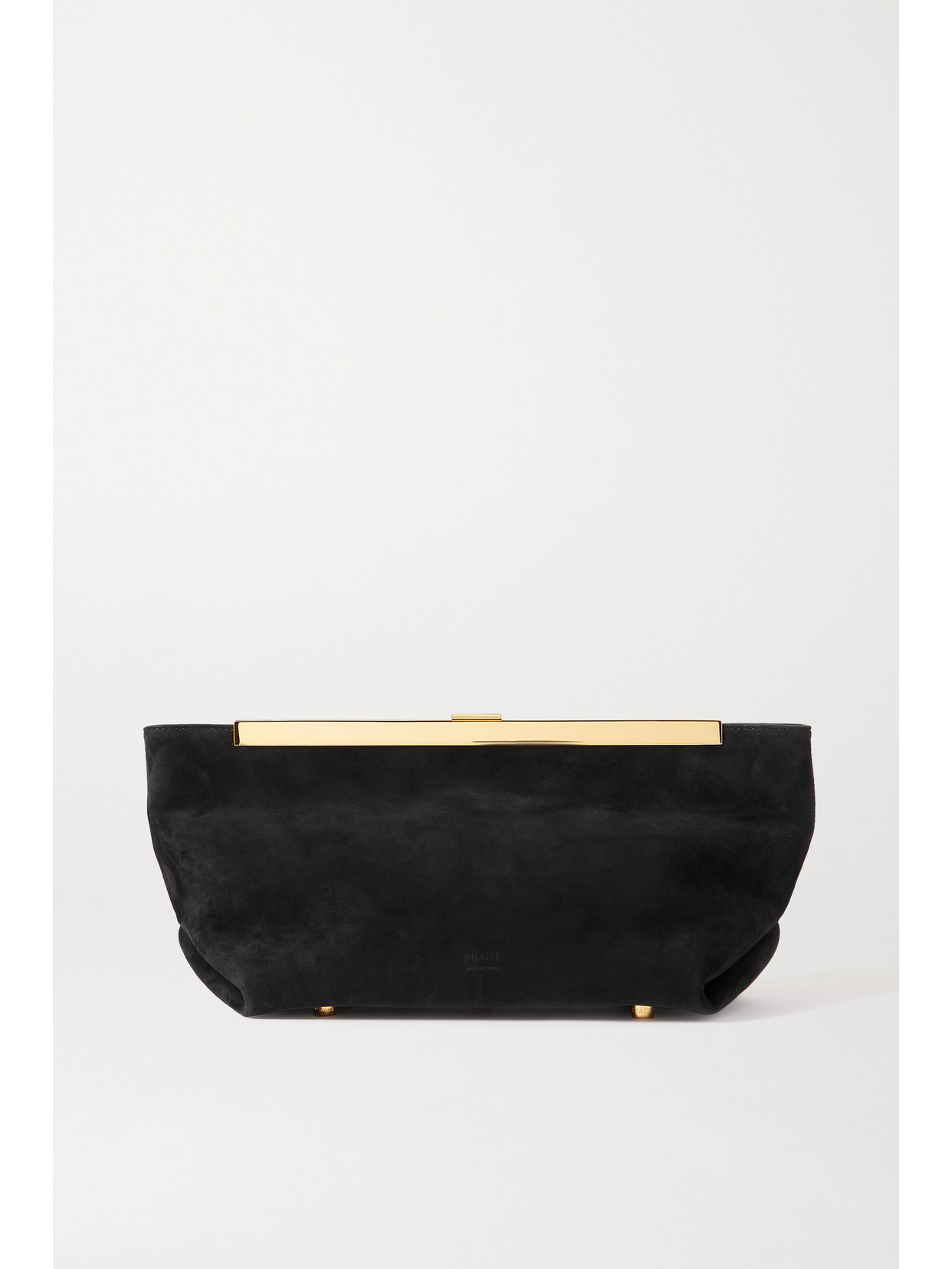 KHAITE AIMEE SUEDE CLUTCH