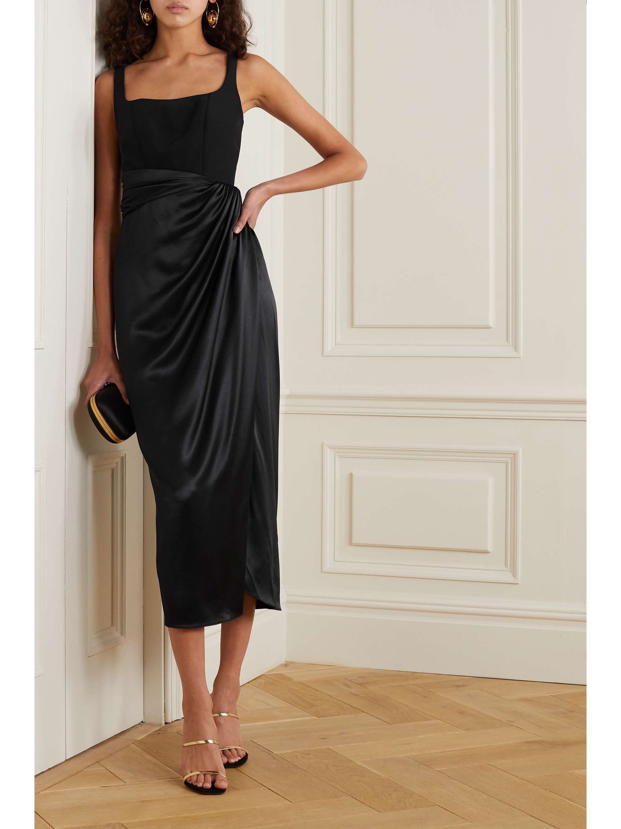 brandon maxwell midi dress