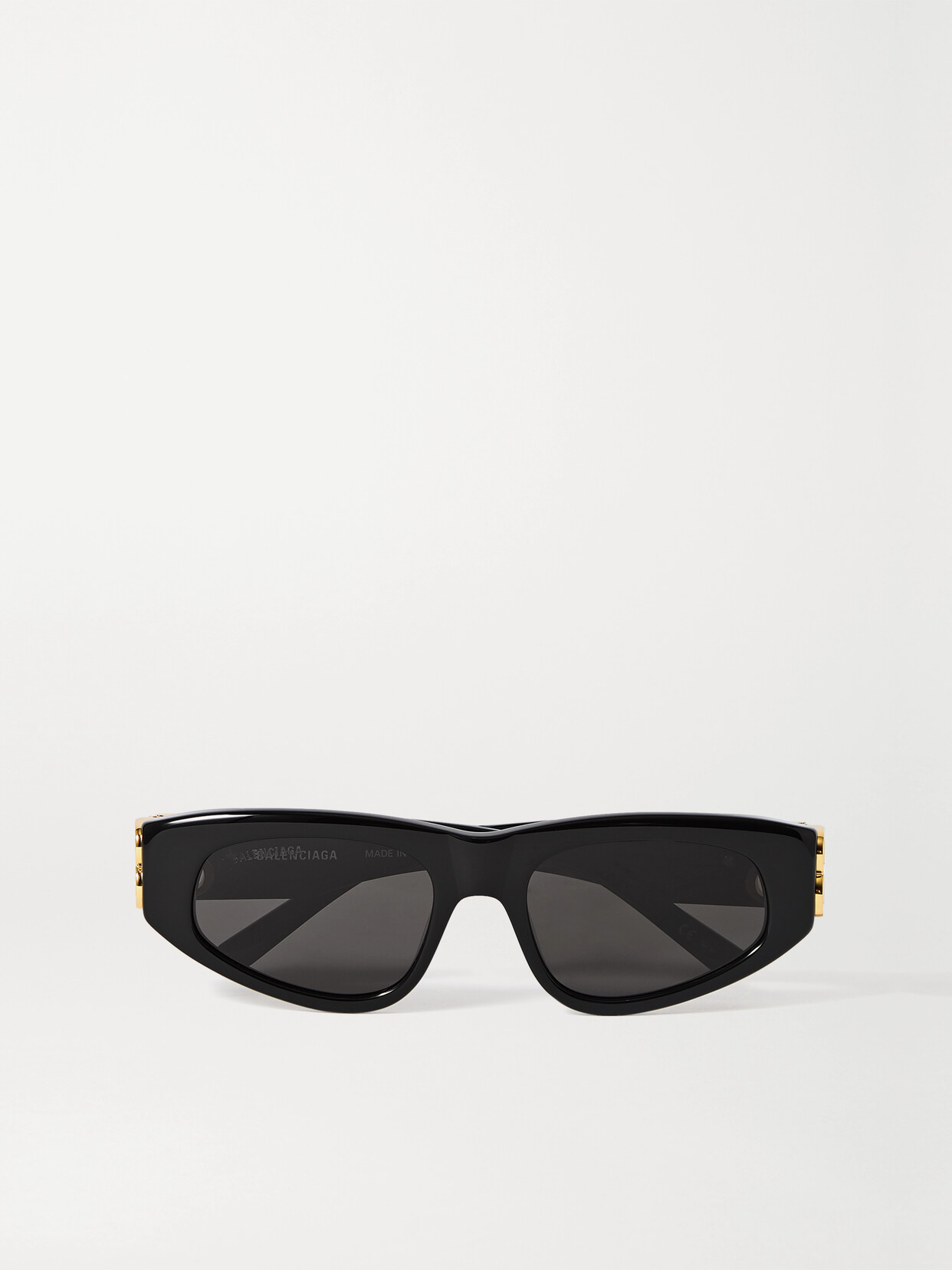 Balenciaga Cat-eye Acetate Sunglasses In Black